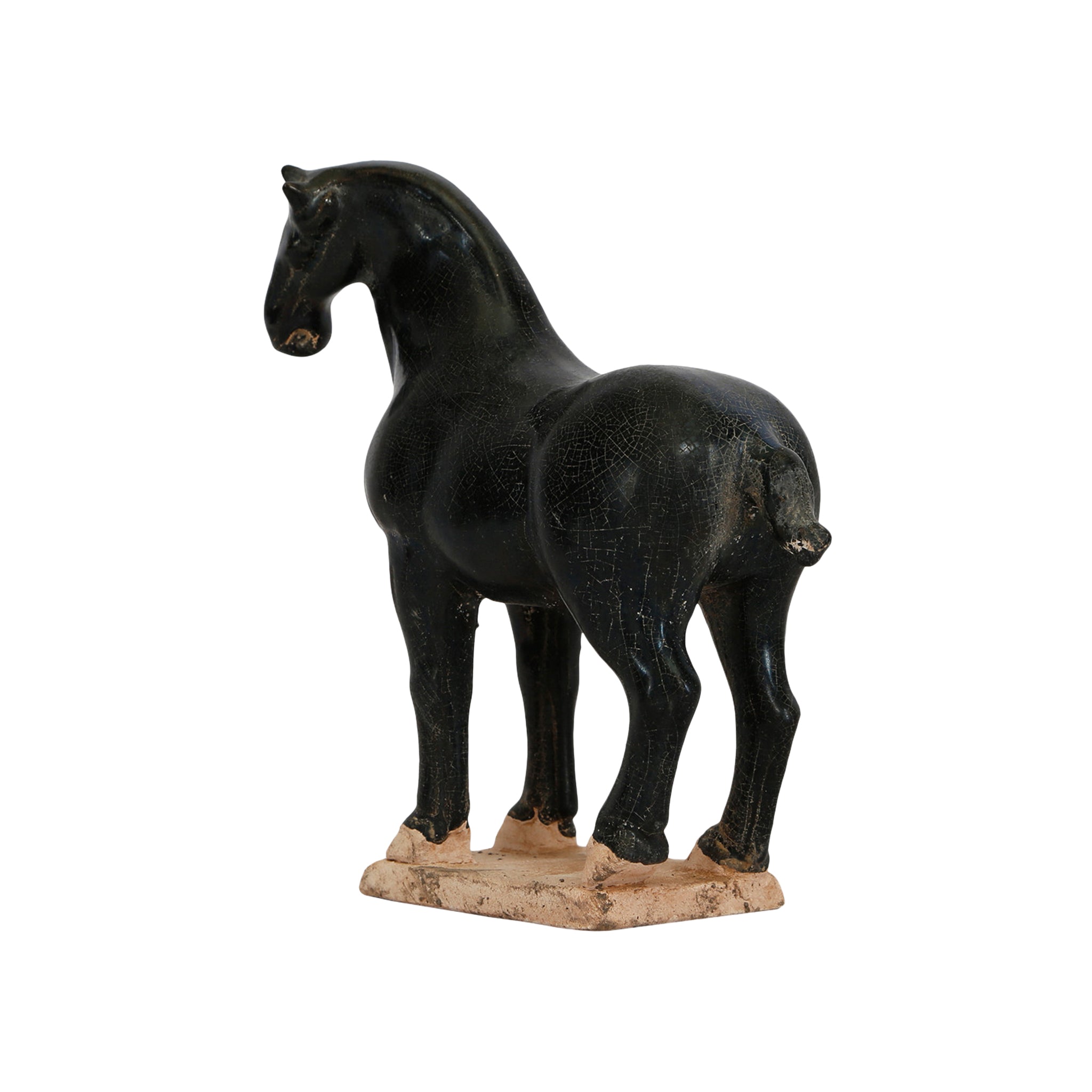 Isandro Ceramic Stallion Sculpture - Wisteria