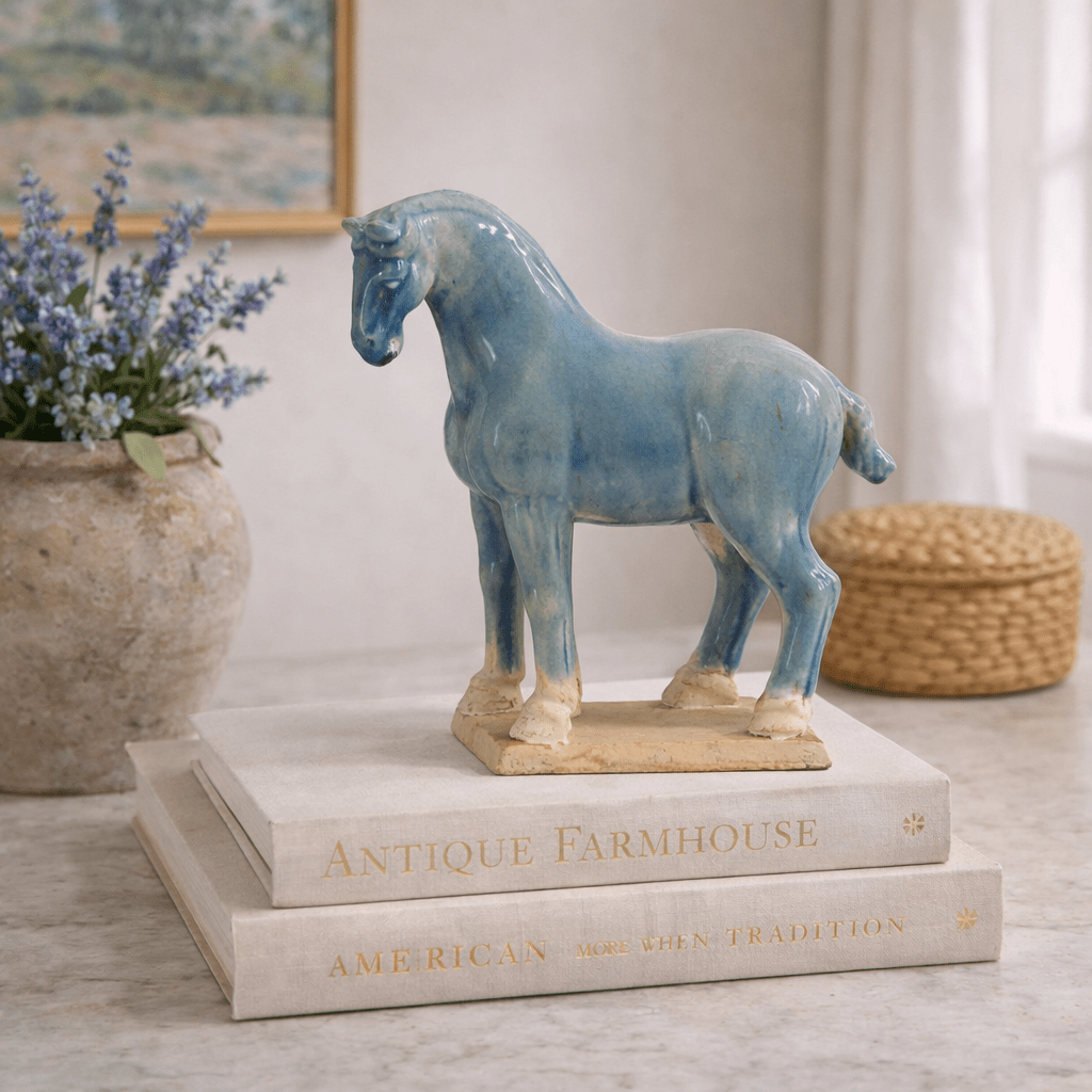 Tang Dynasty Ceramic Horse Sculpture - Wisteria