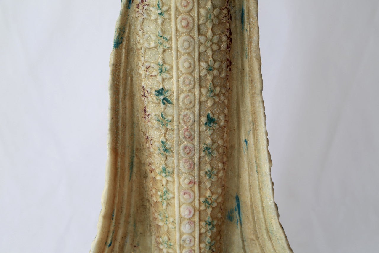 Ananda Marble Buddha Sculpture - Wisteria