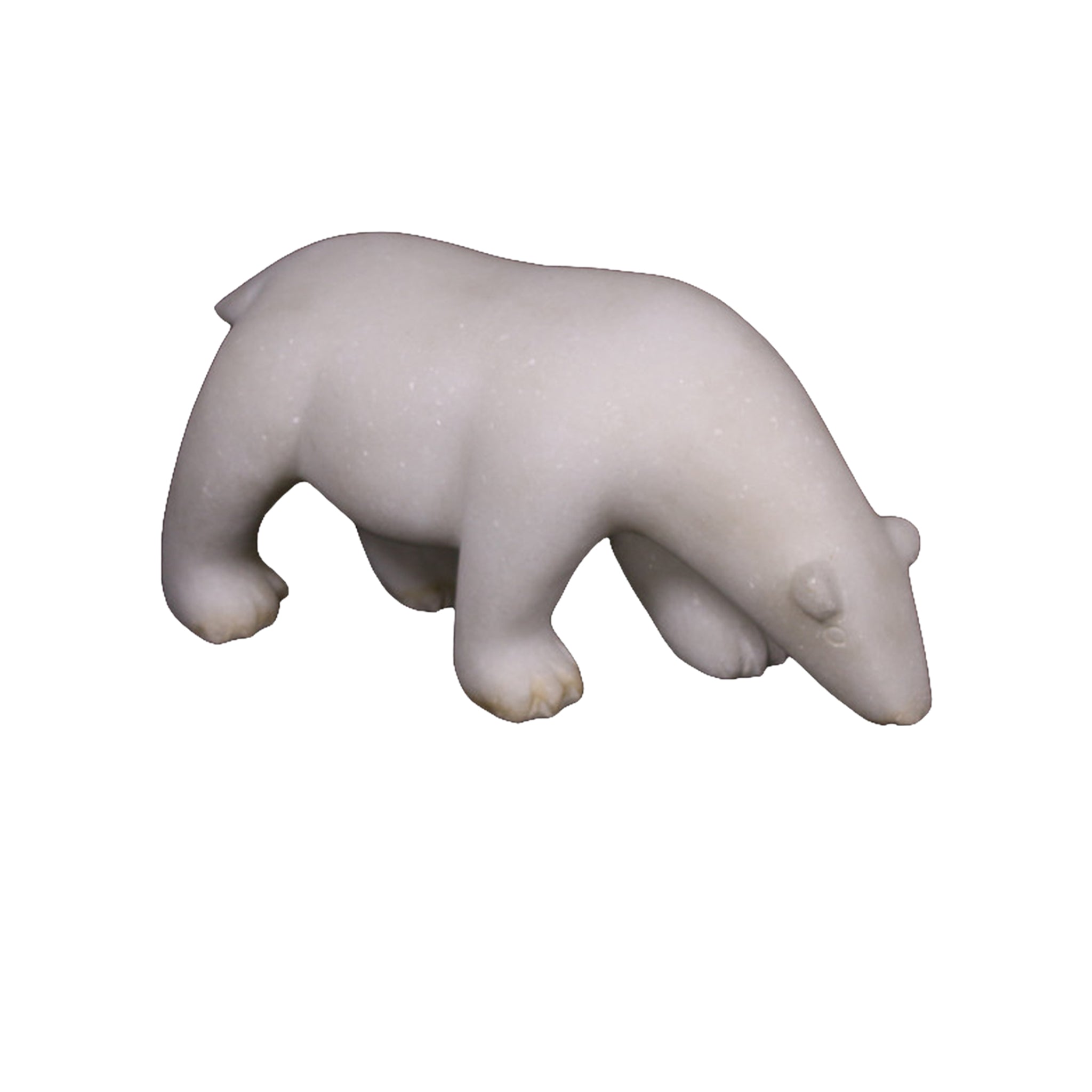 Svalin Marble Bear Sculpture - Wisteria