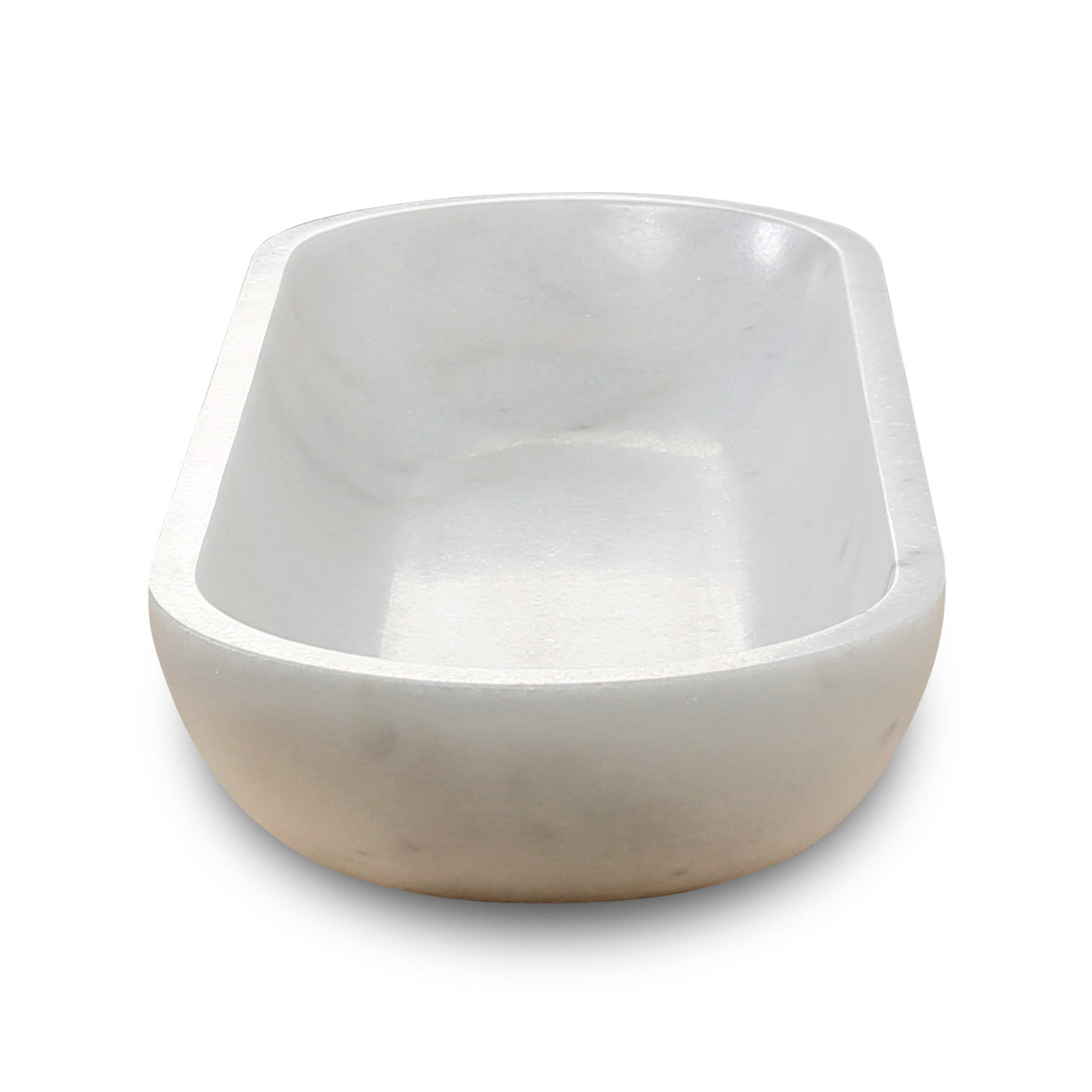 Valcorin Marble Oval Bowl