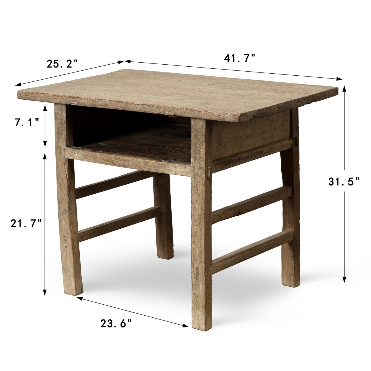 Khiva Reclaimed Wood Table - Wisteria