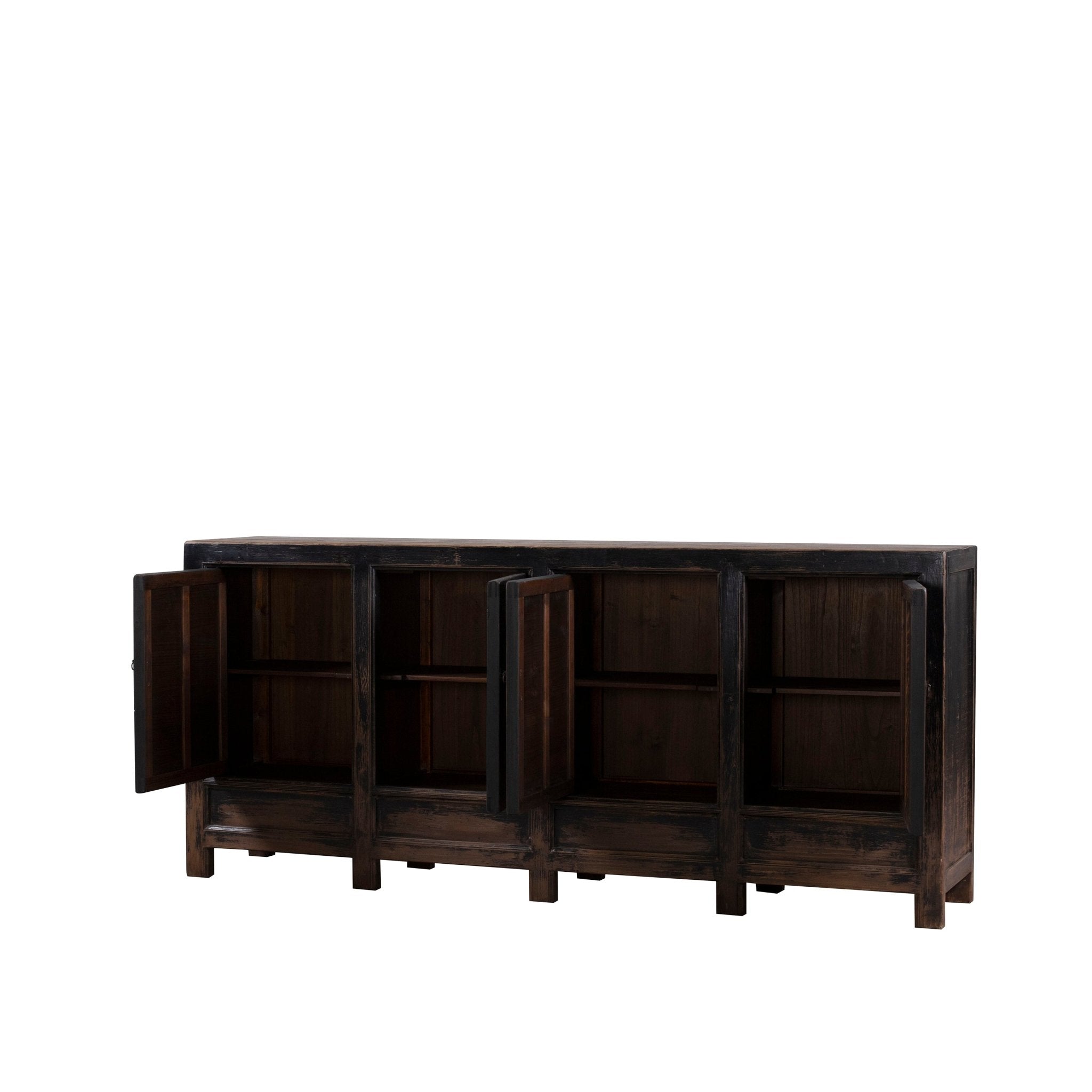 Ganja Black Wood Sideboard - Wisteria