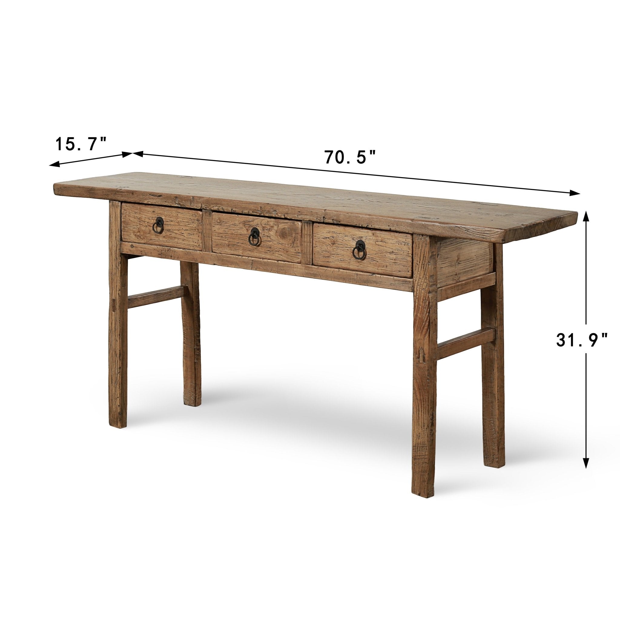 Talas Reclaimed Wood Console - Wisteria