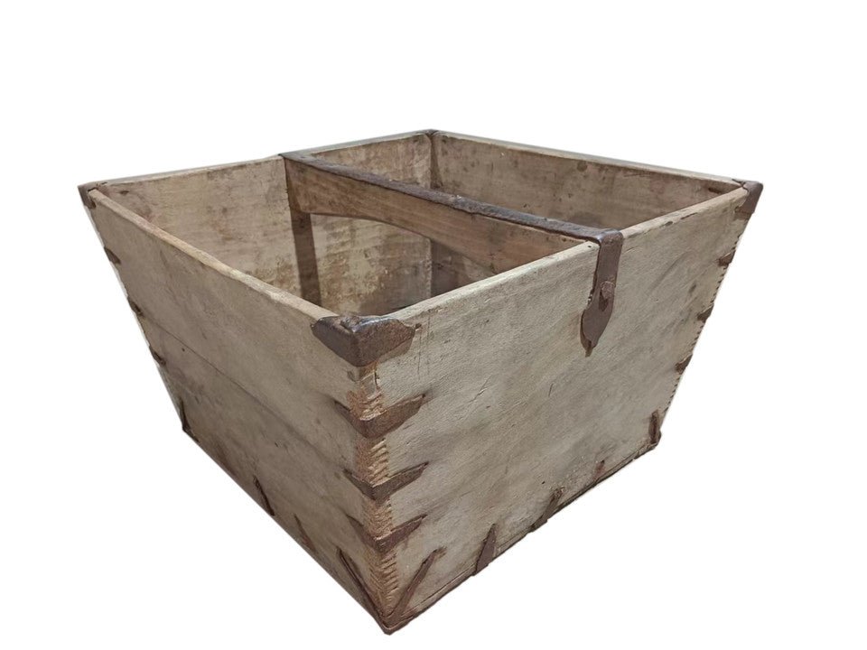 Tashkent Wood Storage Basket - Wisteria