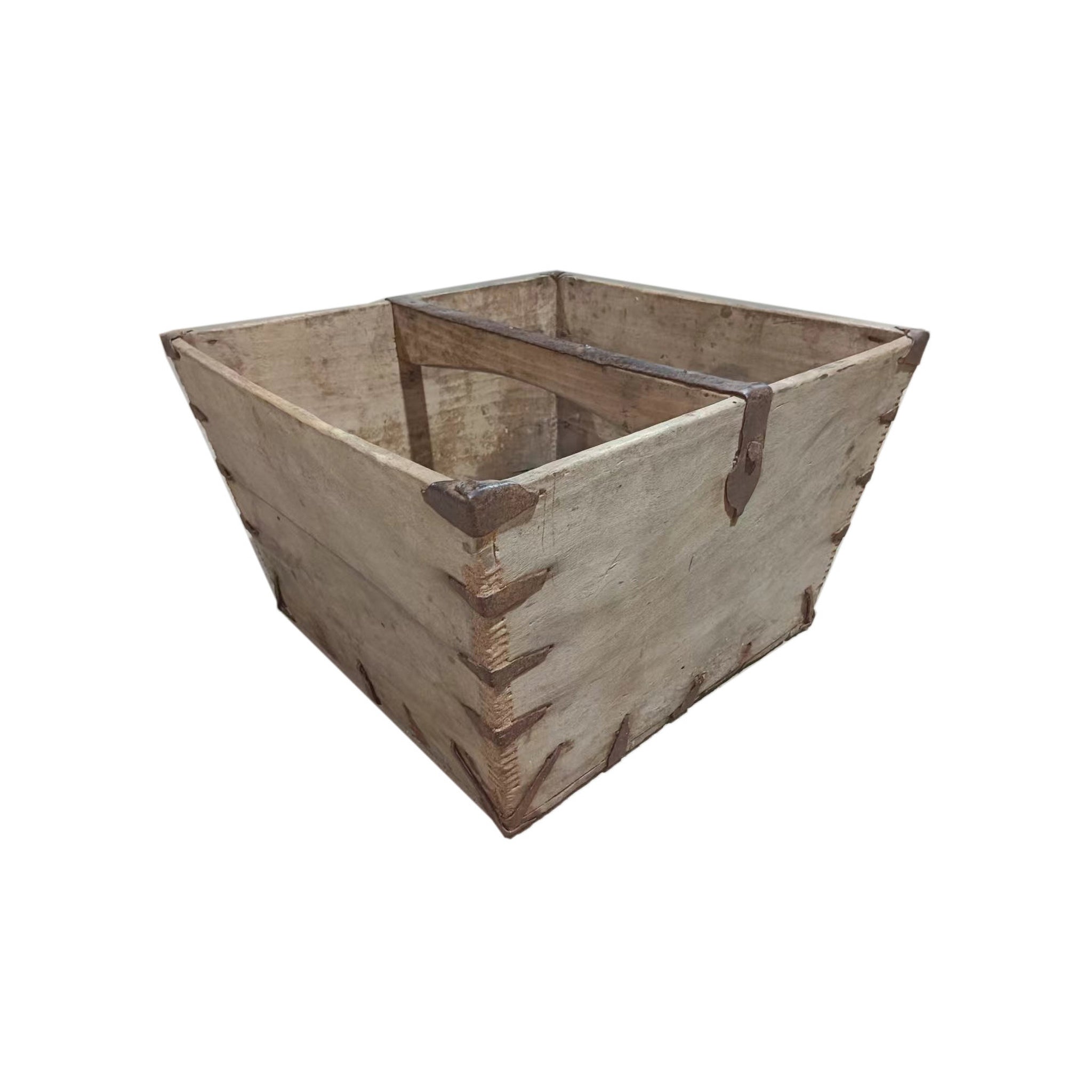 Tashkent Wood Storage Basket - Wisteria