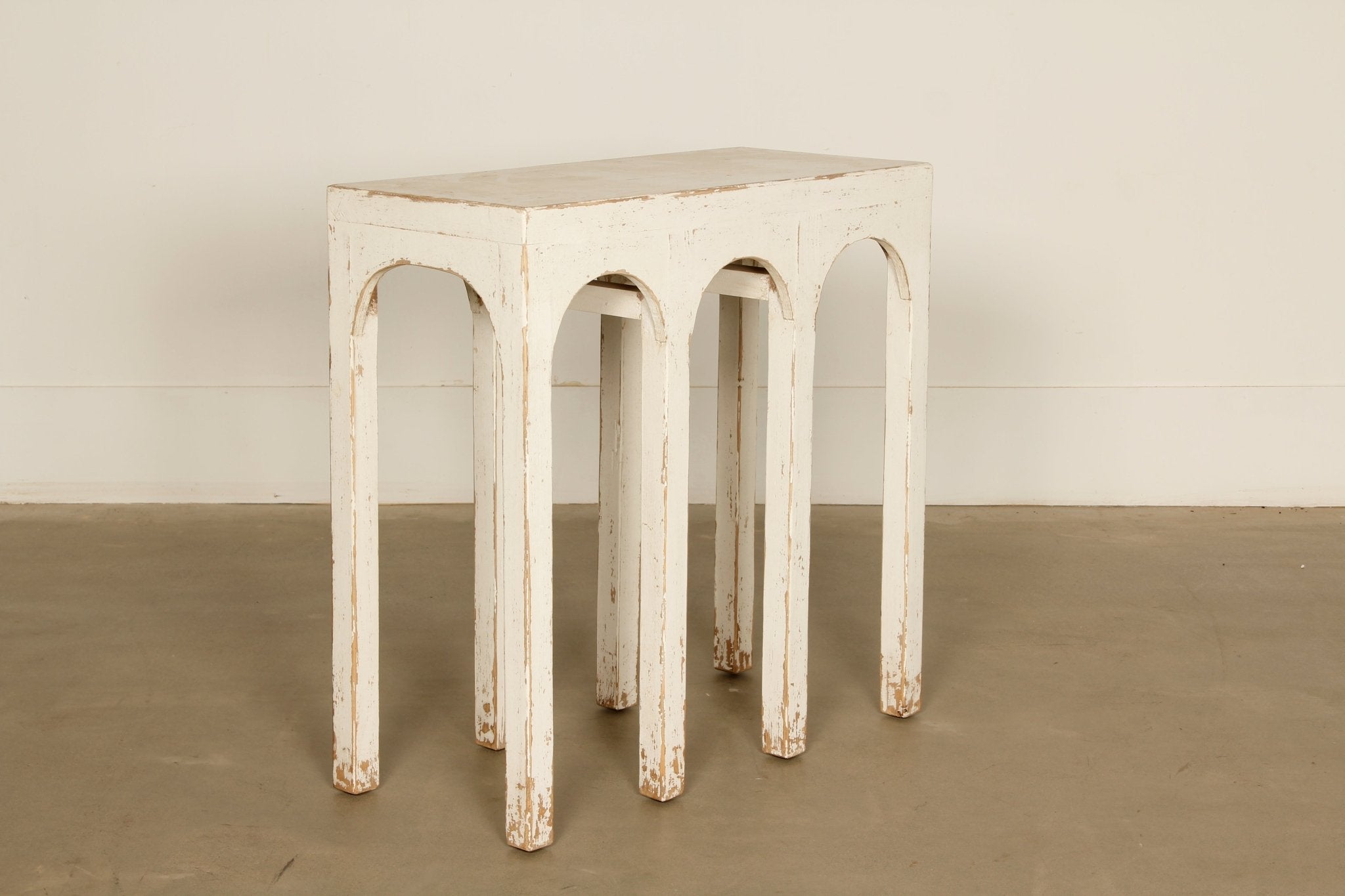 Derbent Arch Wood Console - Wisteria