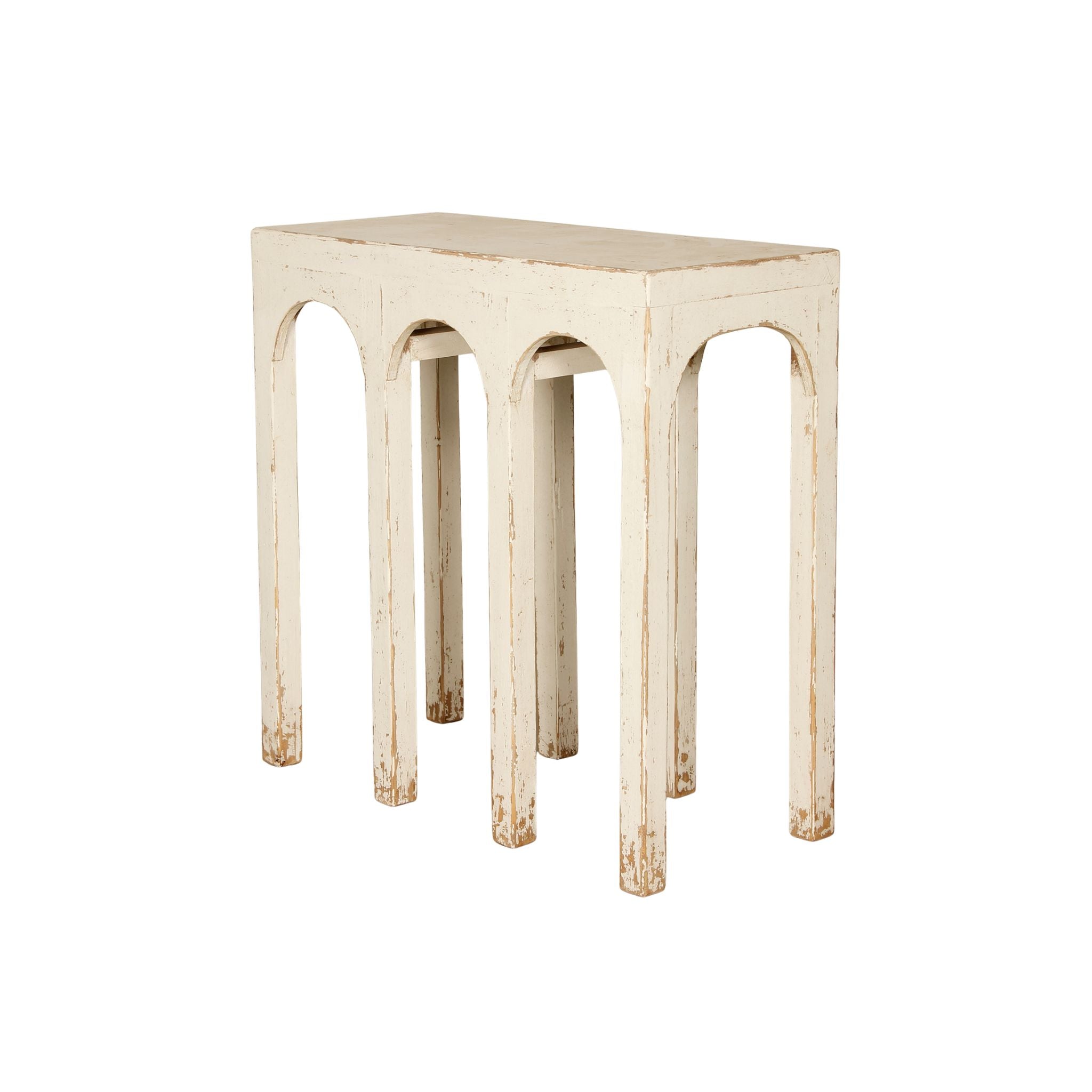 Derbent Arch Wood Console - Wisteria