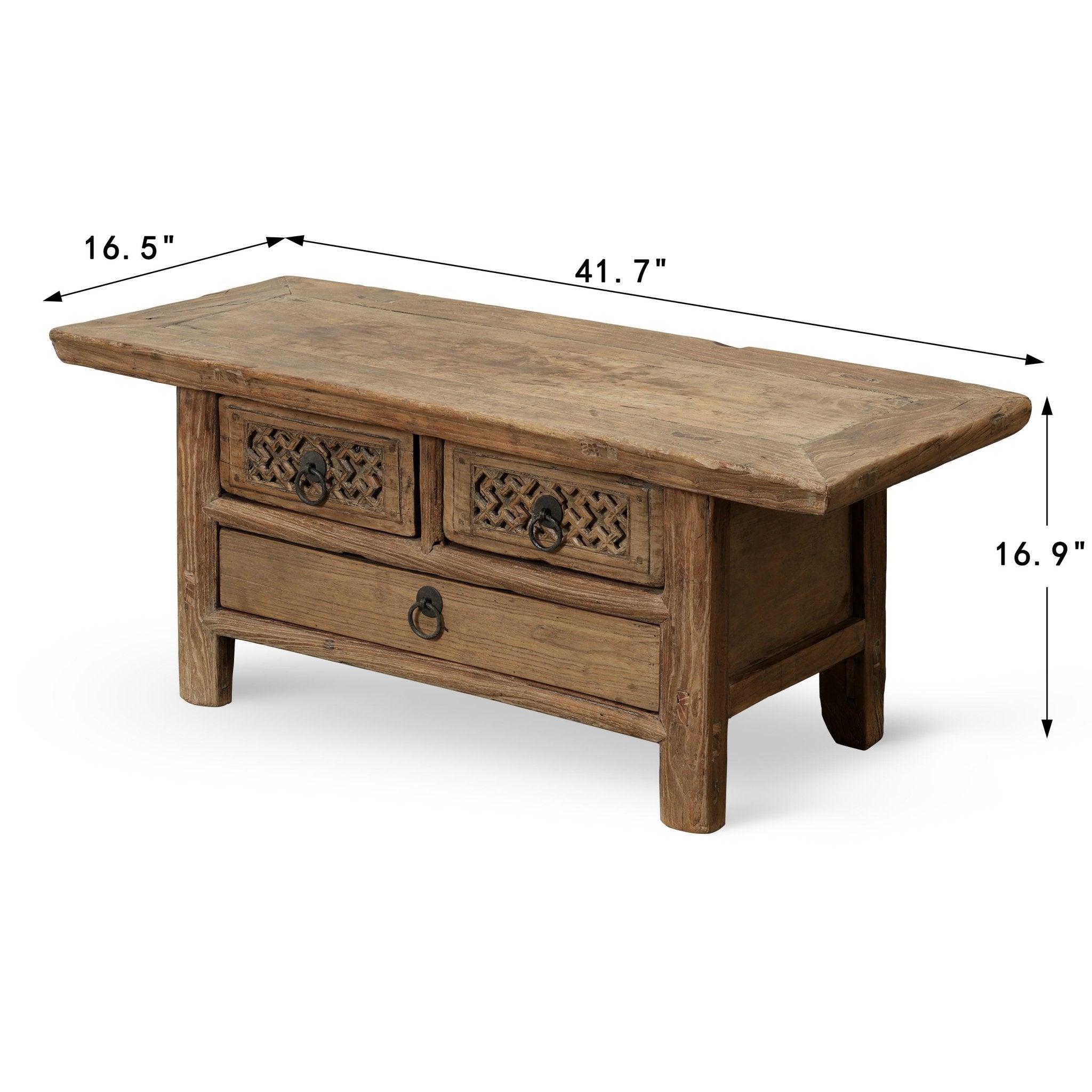 Gobi Wood Storage Chest - Wisteria
