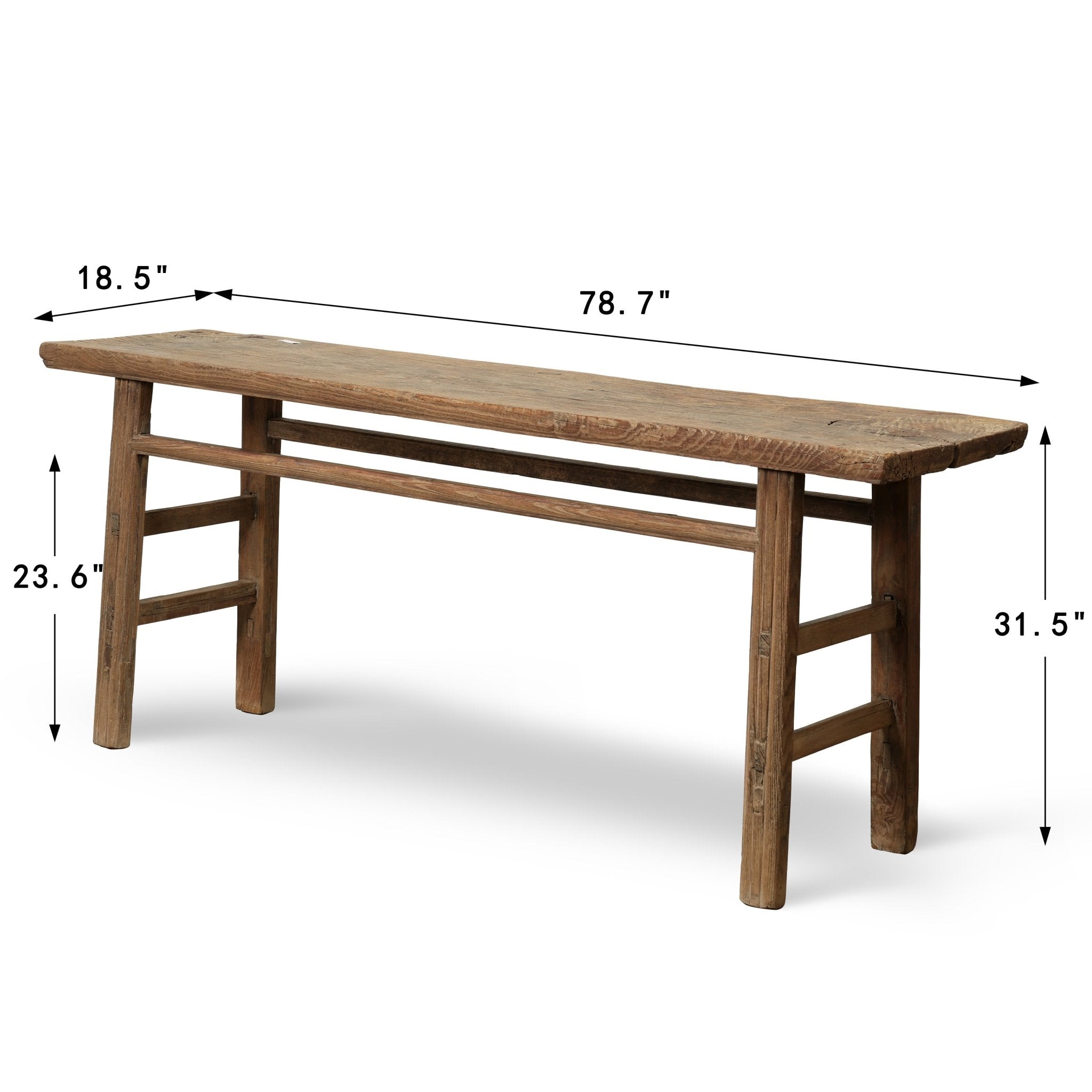 Almaty Elm Console Table - Wisteria