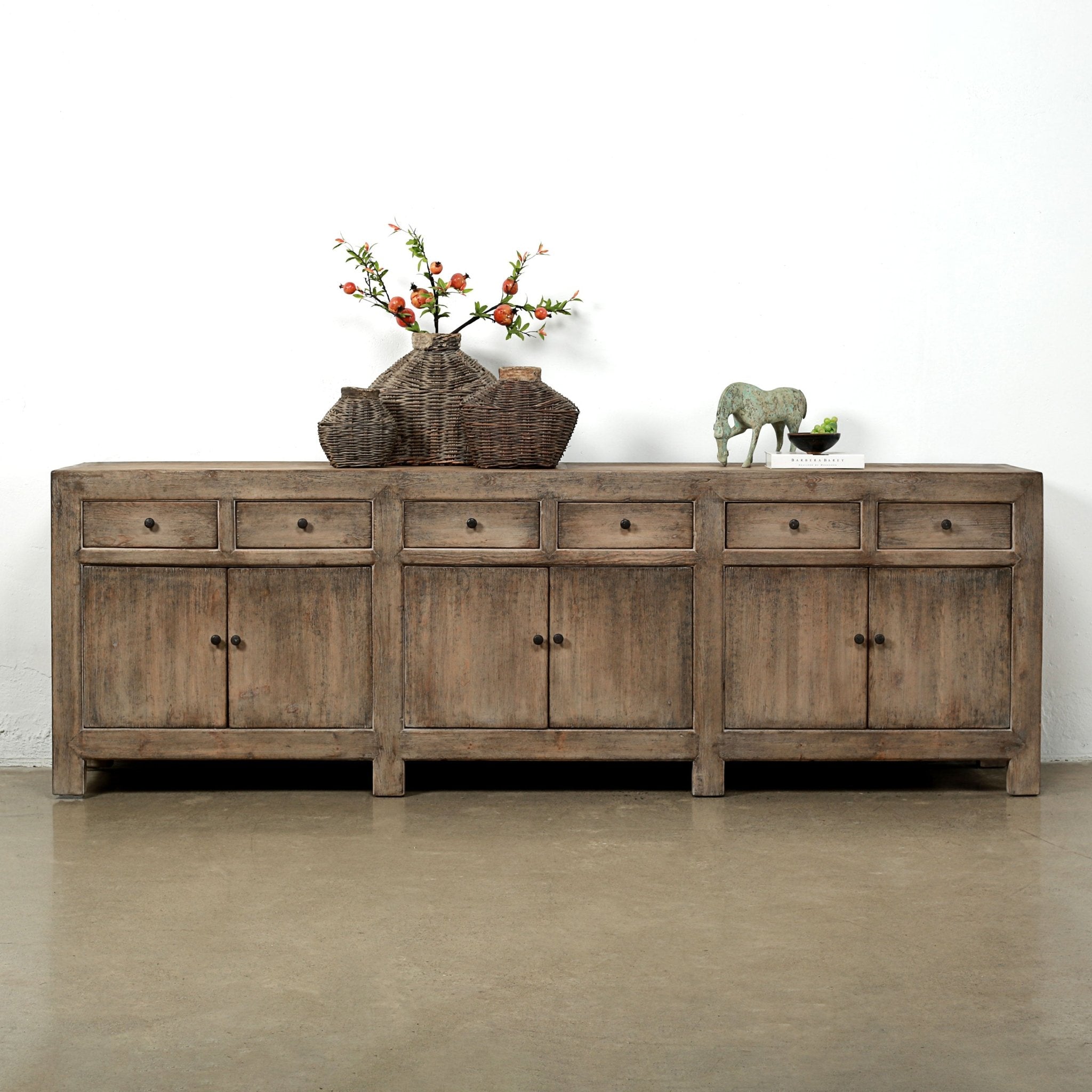 Naryn Elm Six Door Sideboard - Wisteria