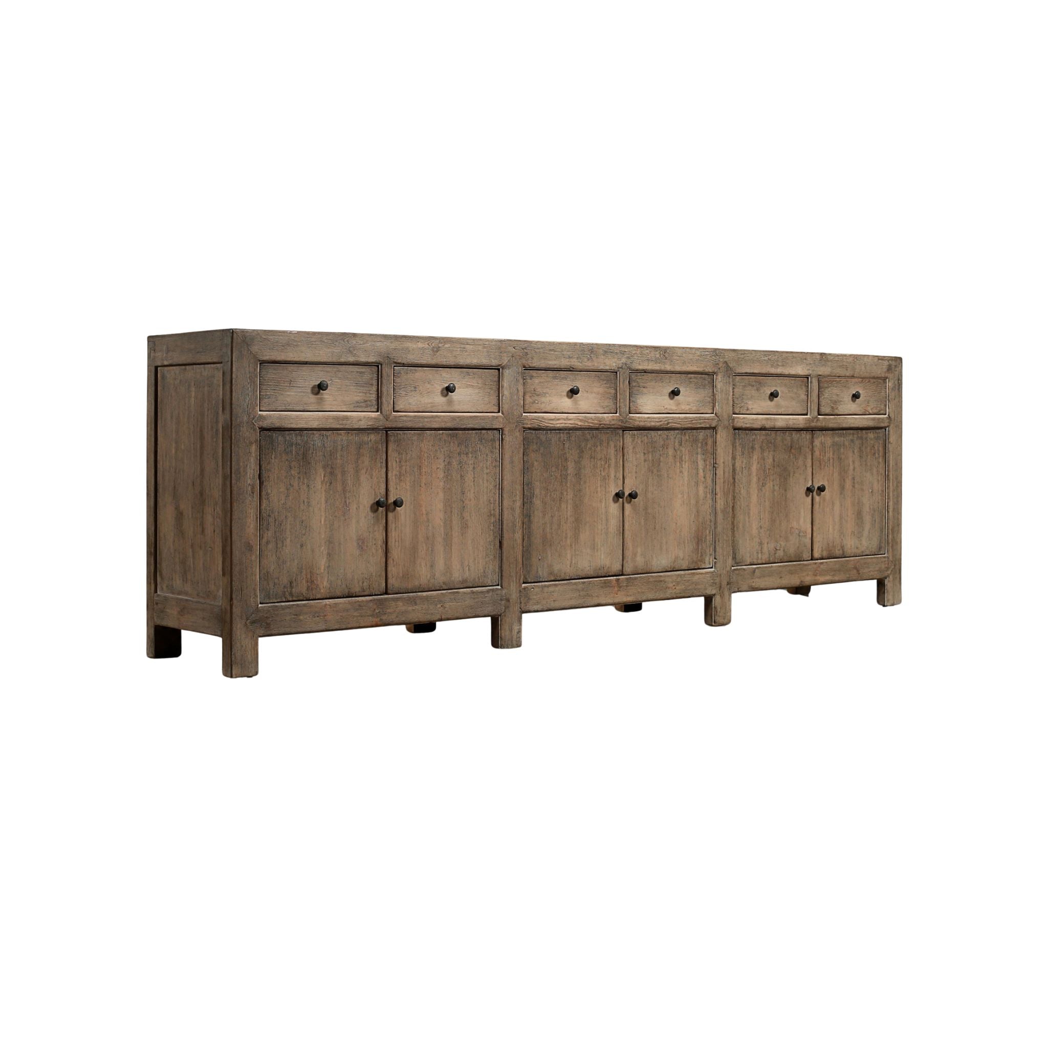 Naryn Elm Six Door Sideboard - Wisteria