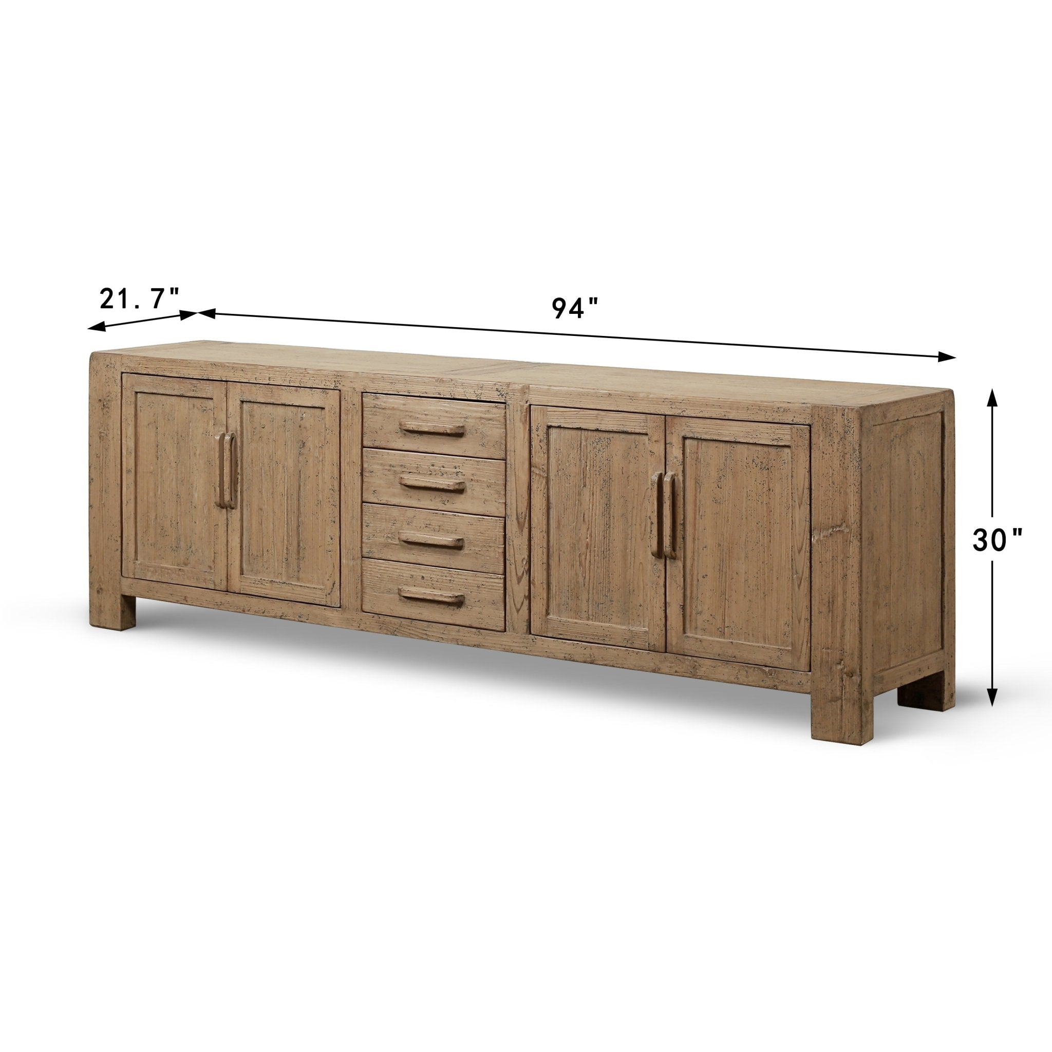 Ili Elm Media Cabinet - Wisteria
