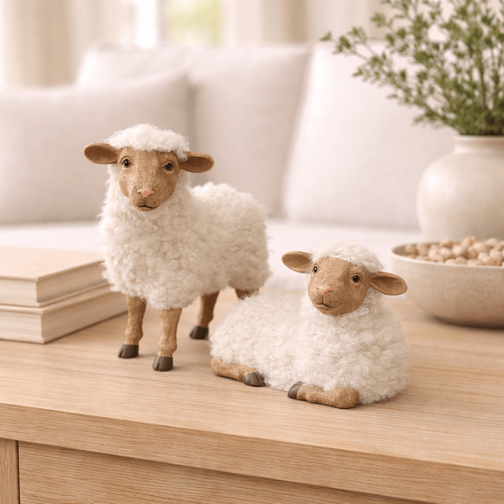 Briony Wool Sheep Set - Wisteria