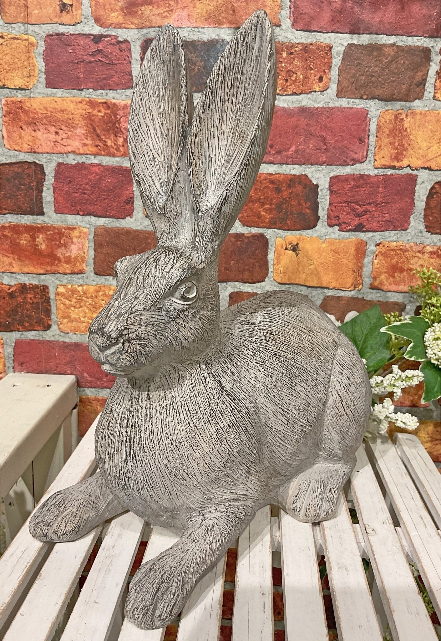 Fenwick Sculpted Bunny Figure - Wisteria