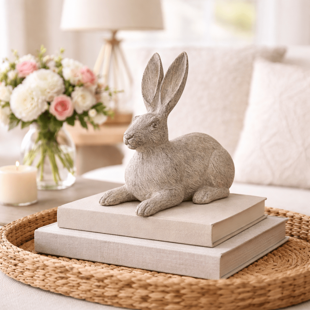 Fenwick Sculpted Bunny Figure - Wisteria