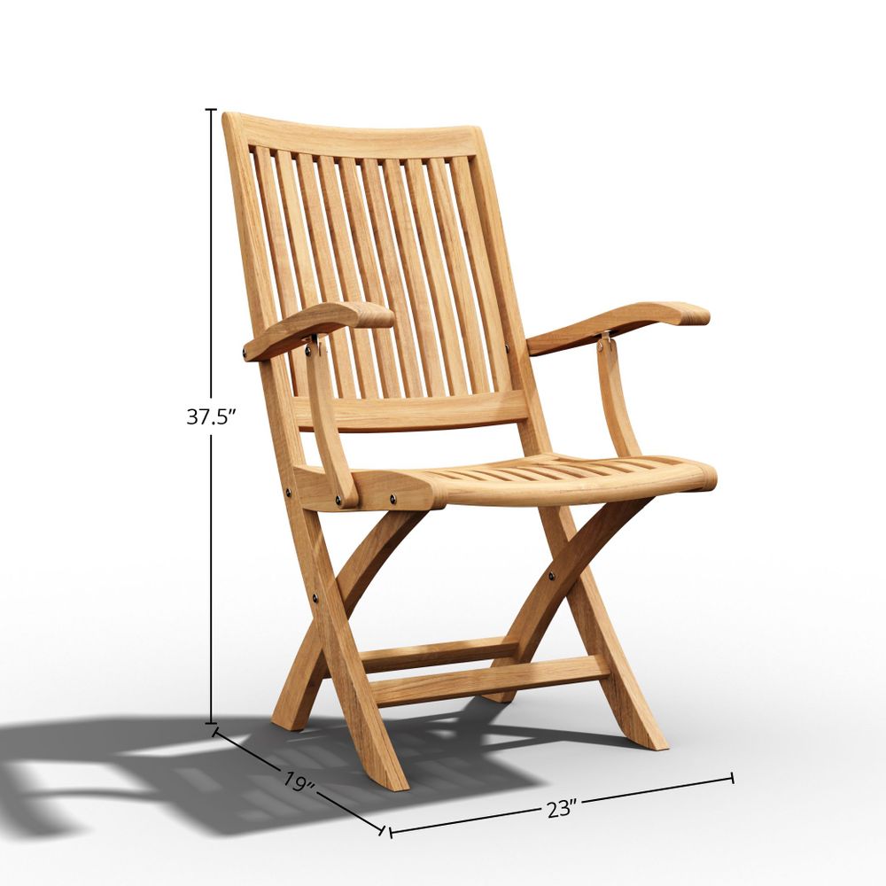 Savona Teak Bistro Set - Wisteria