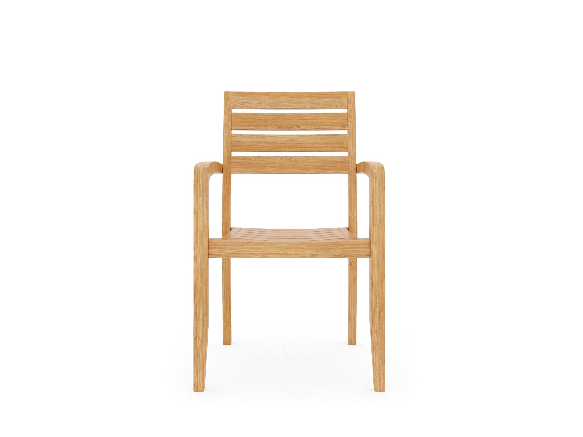 Orlena Teak Stacking Chair - Wisteria