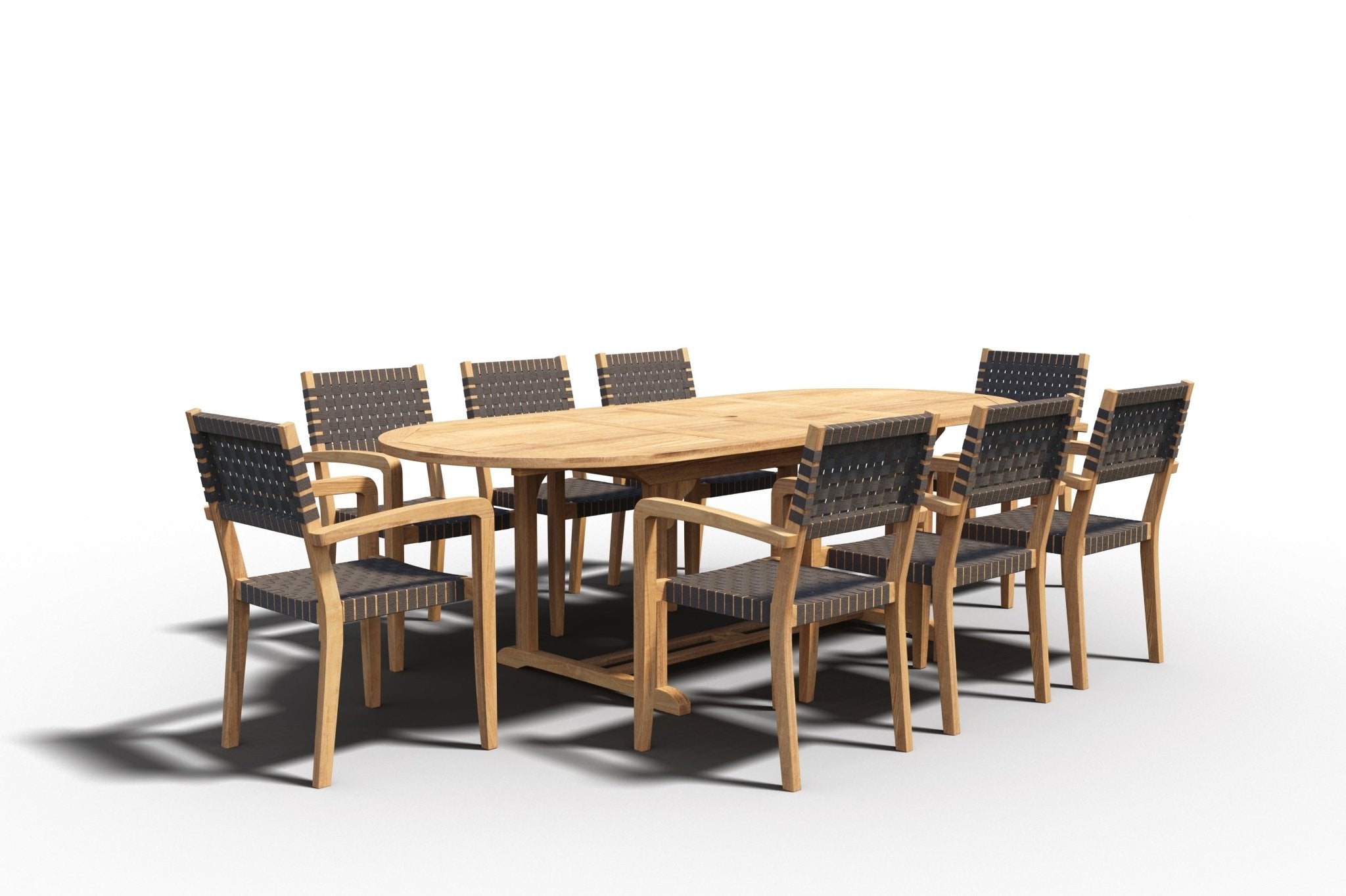 Zarien Teak Woven Chair - Wisteria