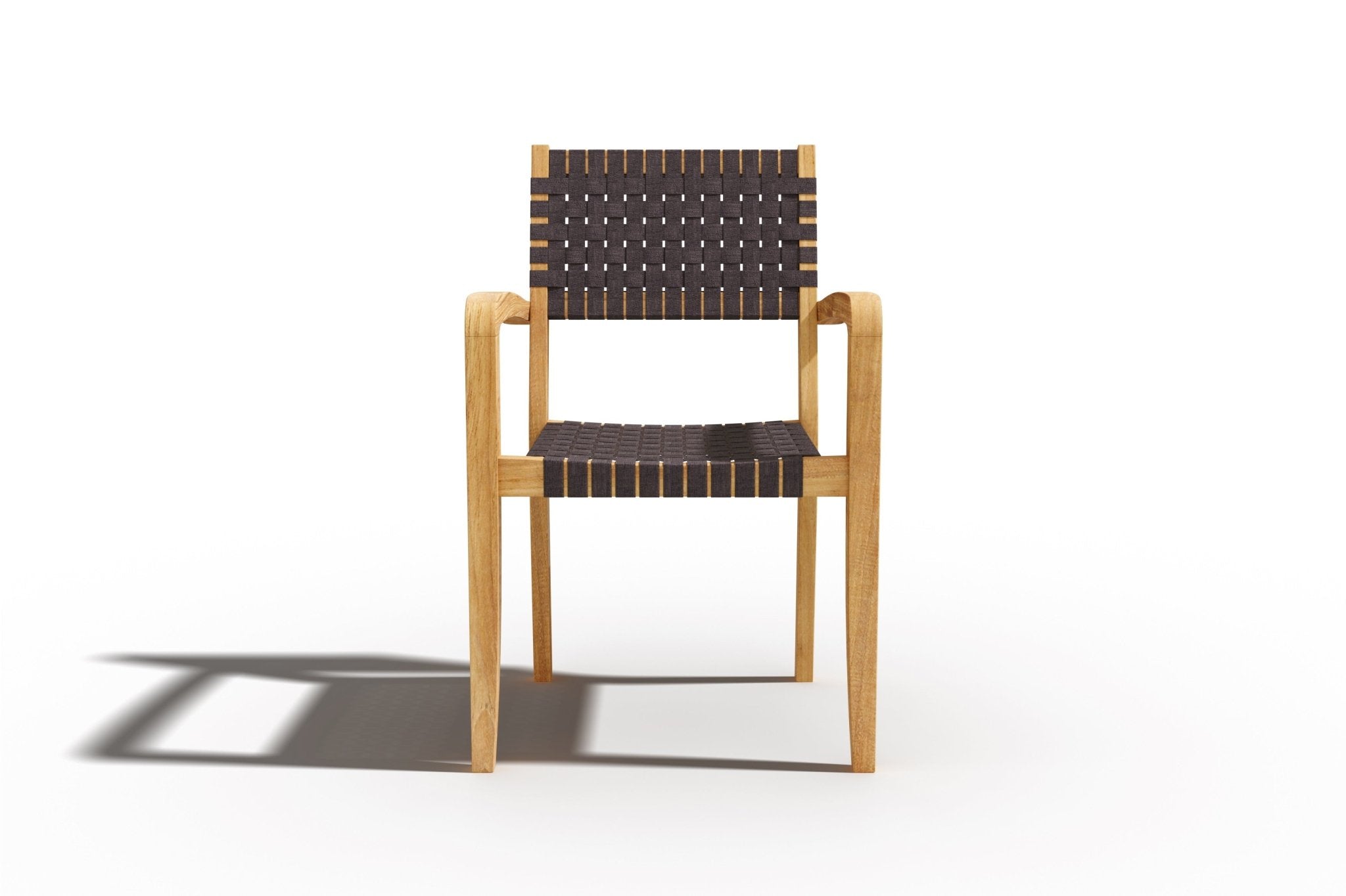 Zarien Teak Woven Chair - Wisteria