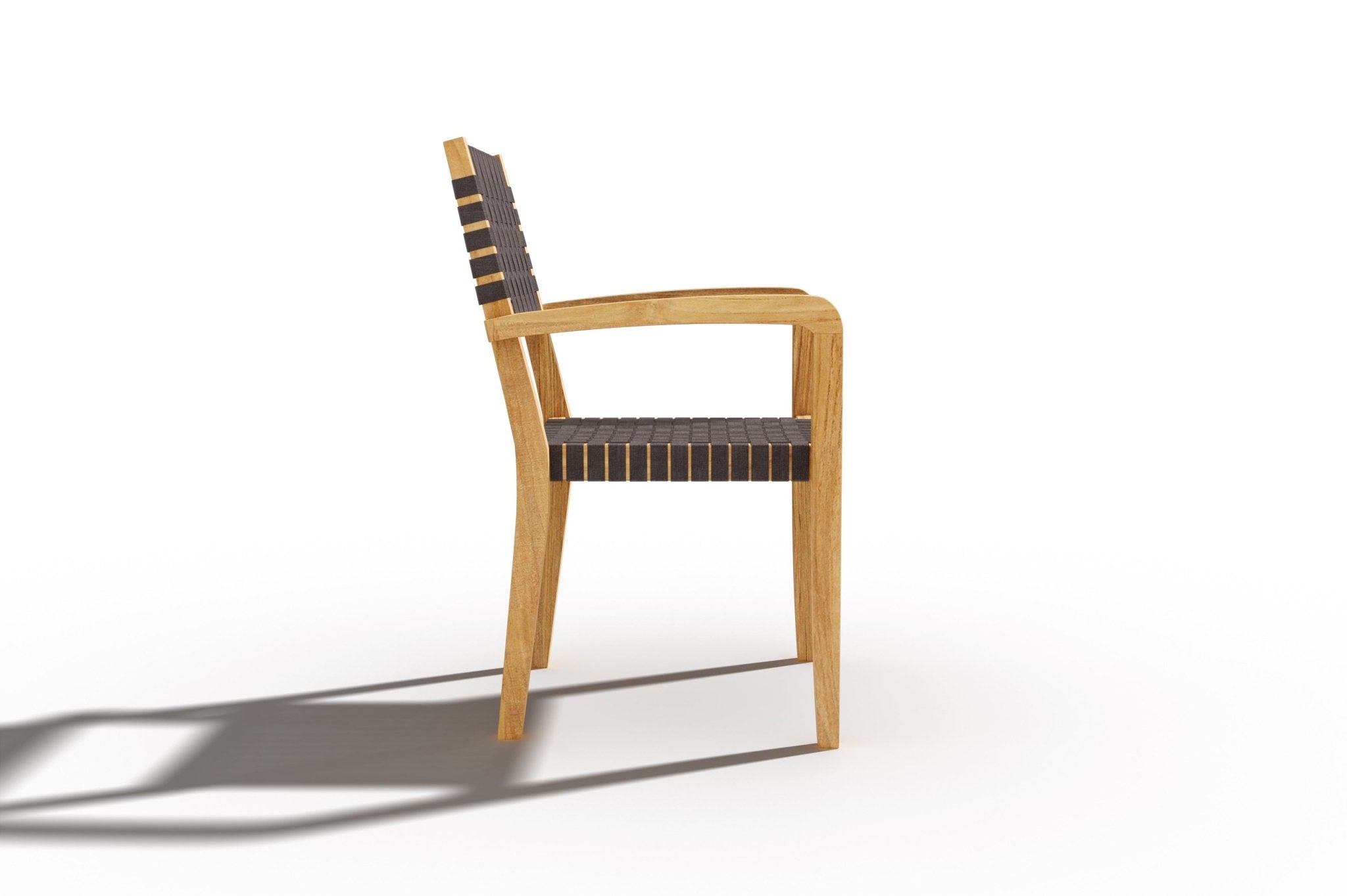 Zarien Teak Woven Chair - Wisteria