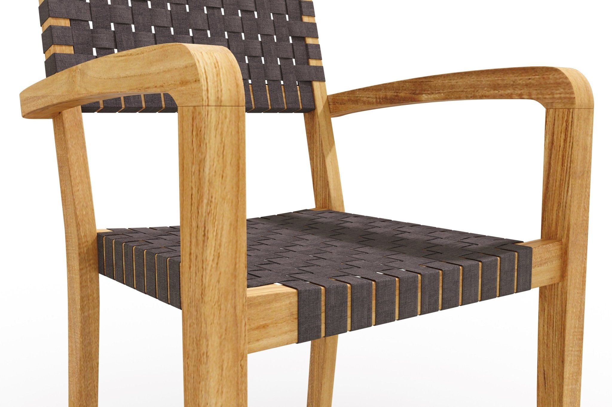 Zarien Teak Woven Chair - Wisteria