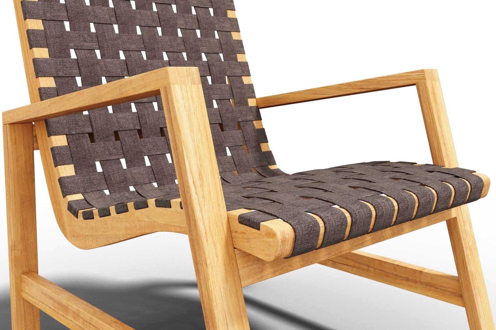 Zarien Teak Lounge Chair - Wisteria