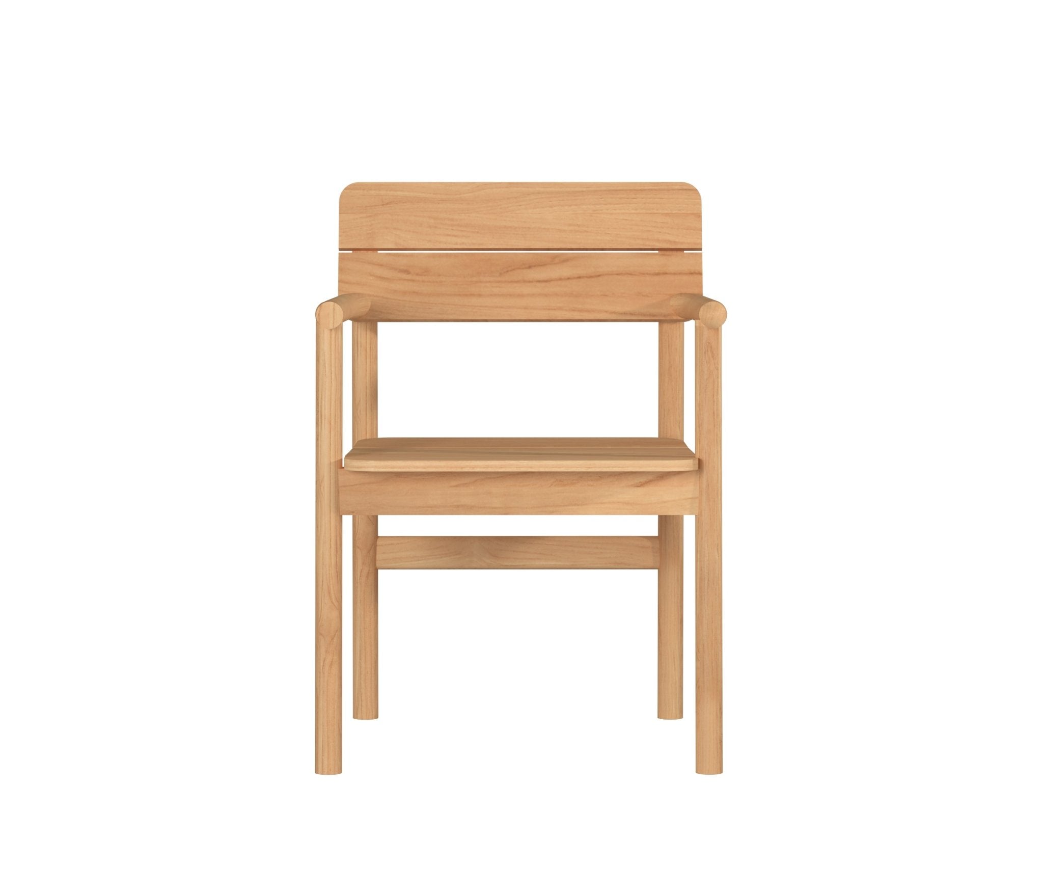 Navero Teak Stacking Chair - Wisteria