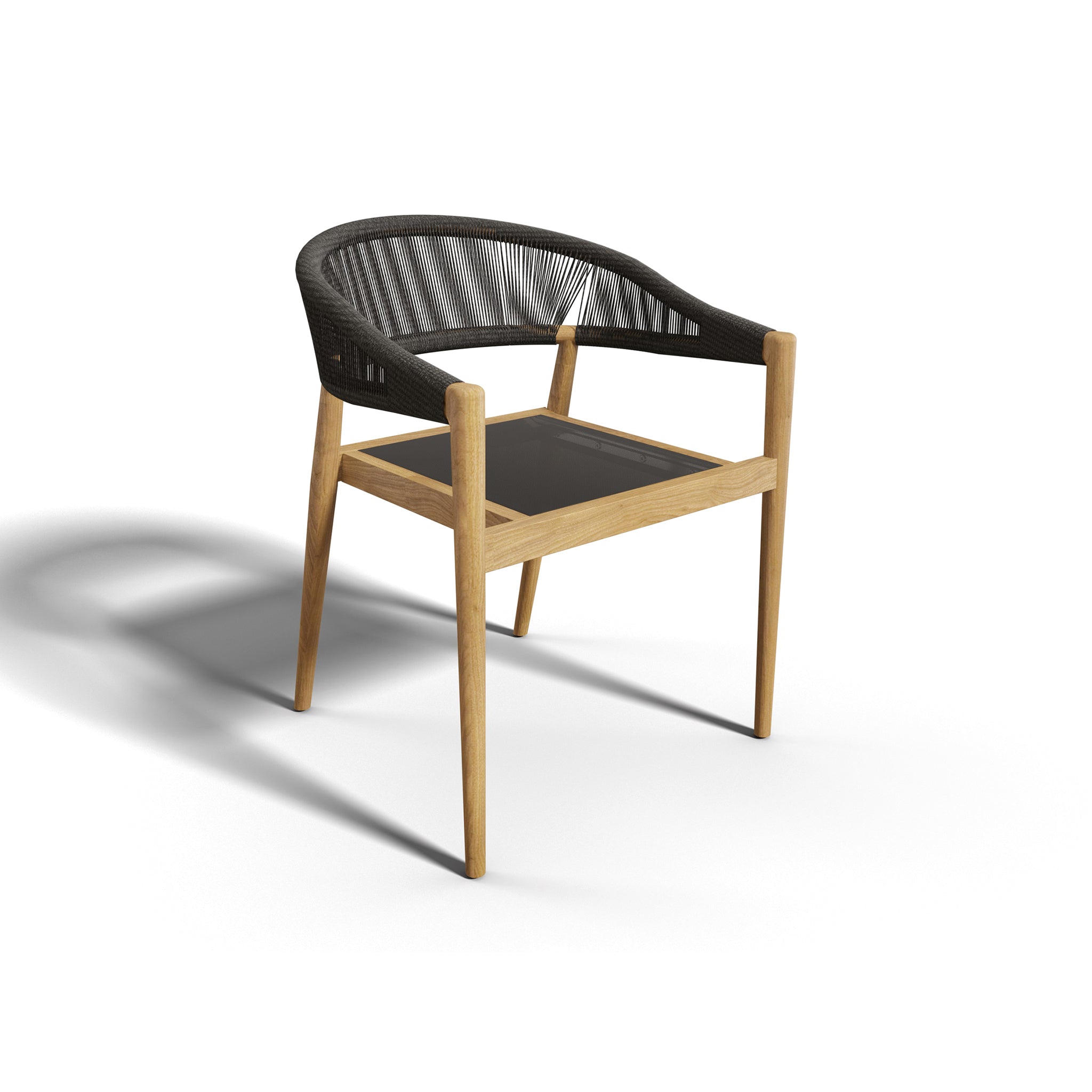 Marqen Teak Stacking Chair - Wisteria