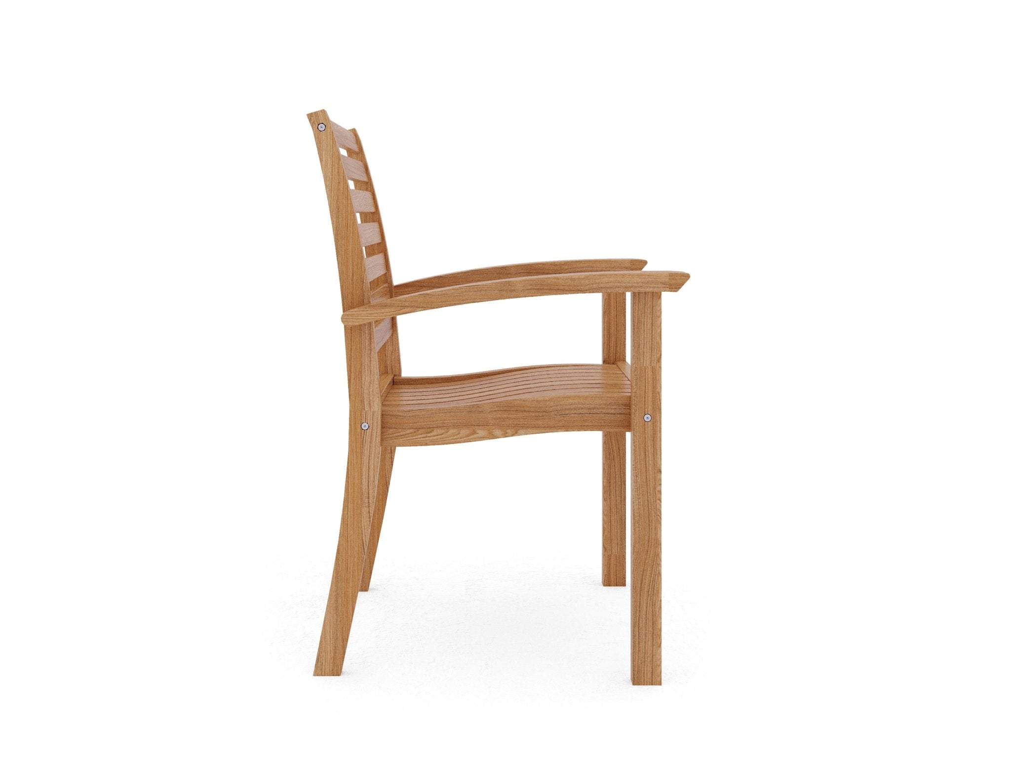 Roviano Teak Stacking Chair - Wisteria
