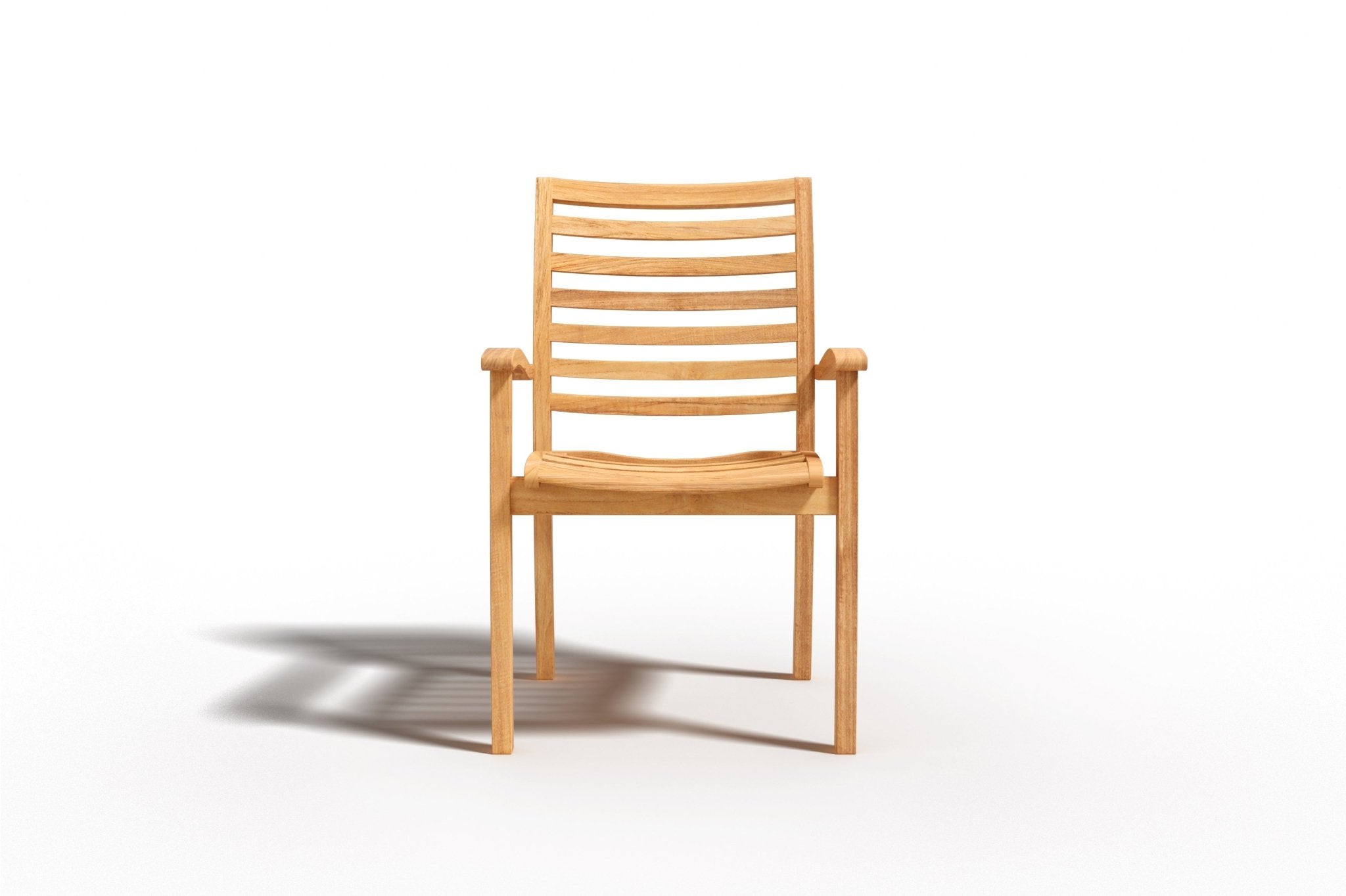 Calvero Teak Stacking Chair - Wisteria
