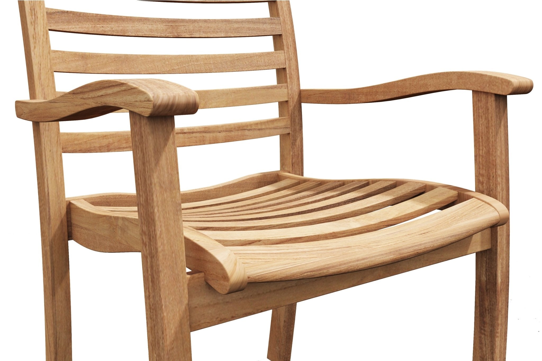 Calvero Teak Stacking Chair - Wisteria