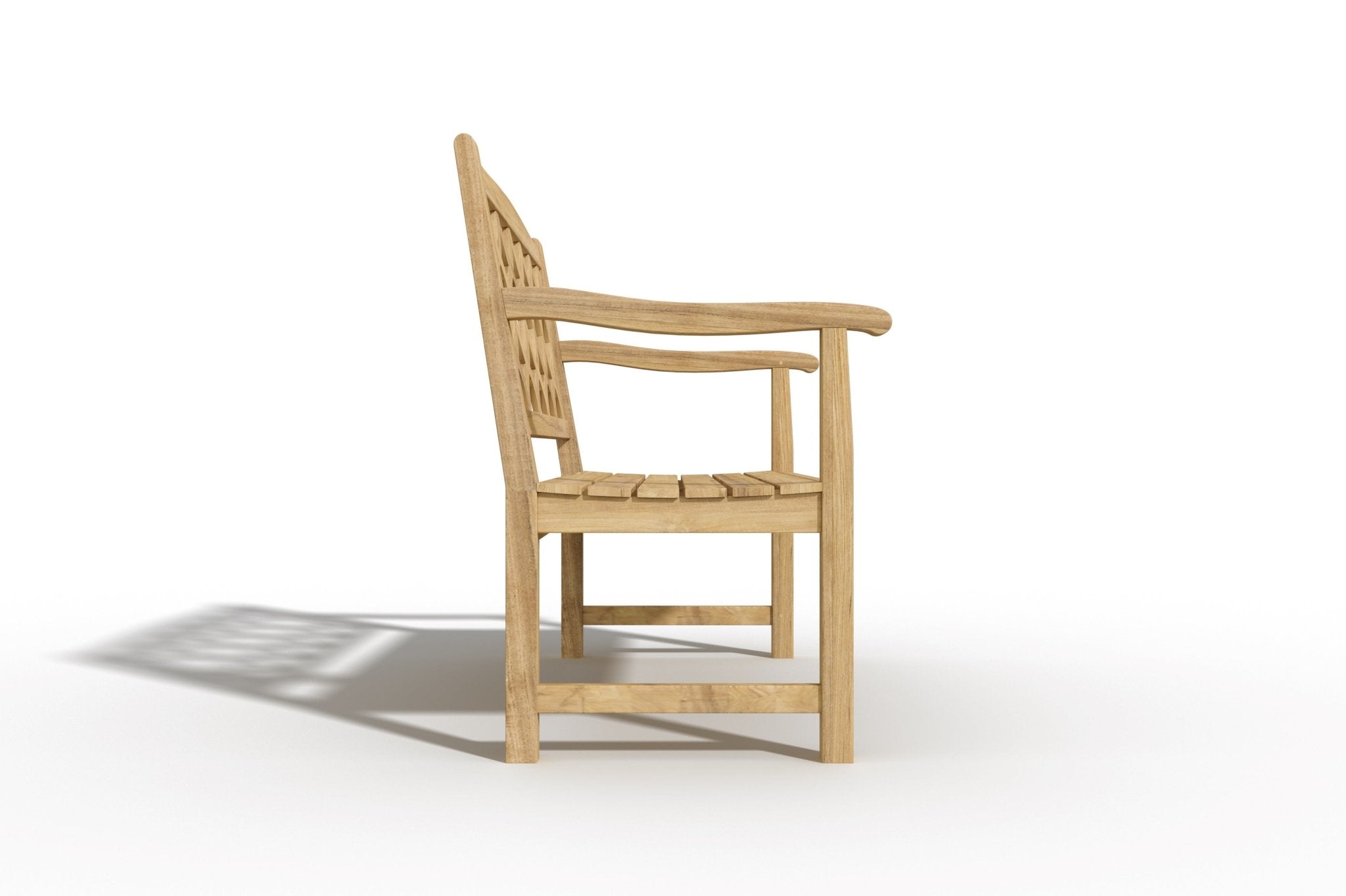 Mariselle Teak Garden Bench - Wisteria