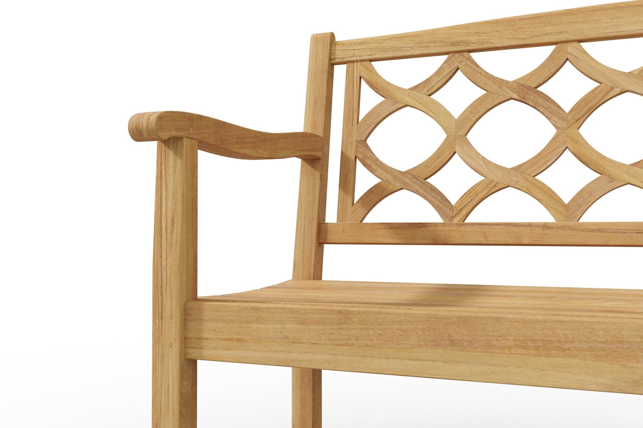 Mariselle Teak Garden Bench - Wisteria