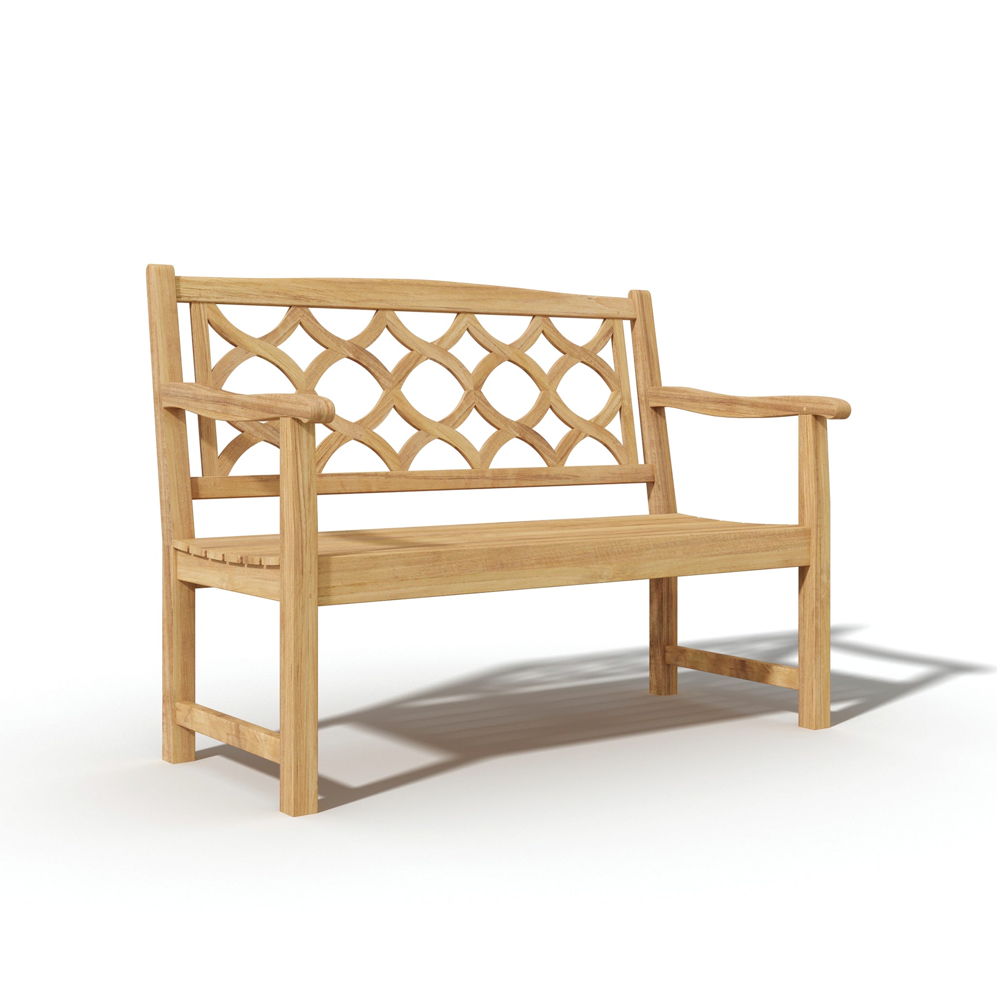 Mariselle Teak Garden Bench - Wisteria
