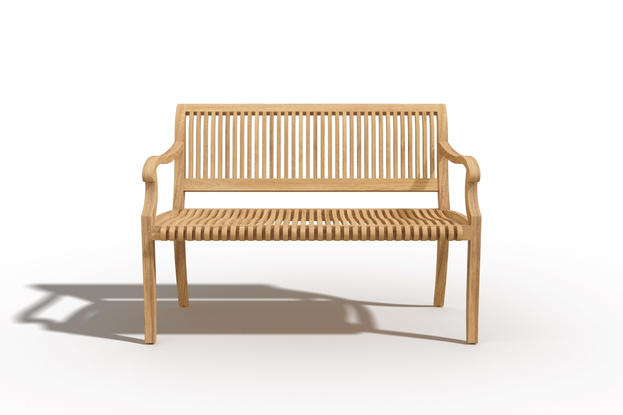 Caldris Teak Garden Bench - Wisteria