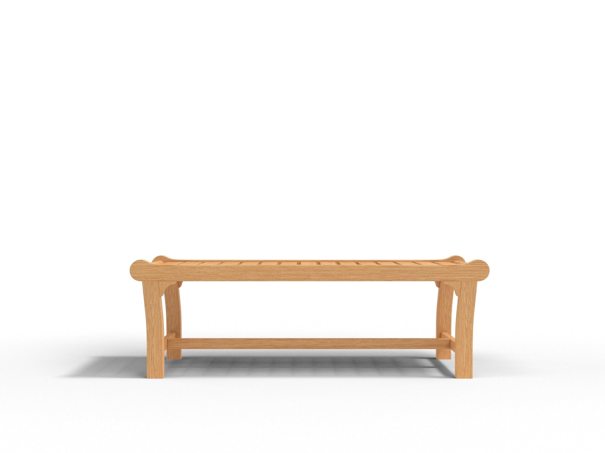 Alcantara Teak Bench - Wisteria