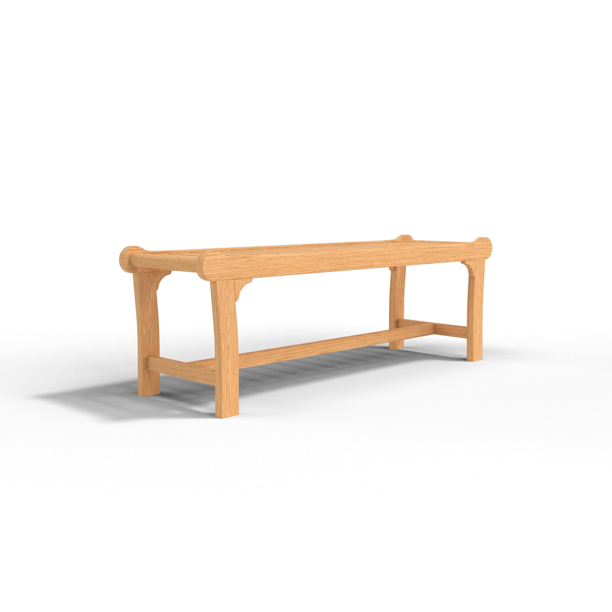 Alcantara Teak Bench - Wisteria