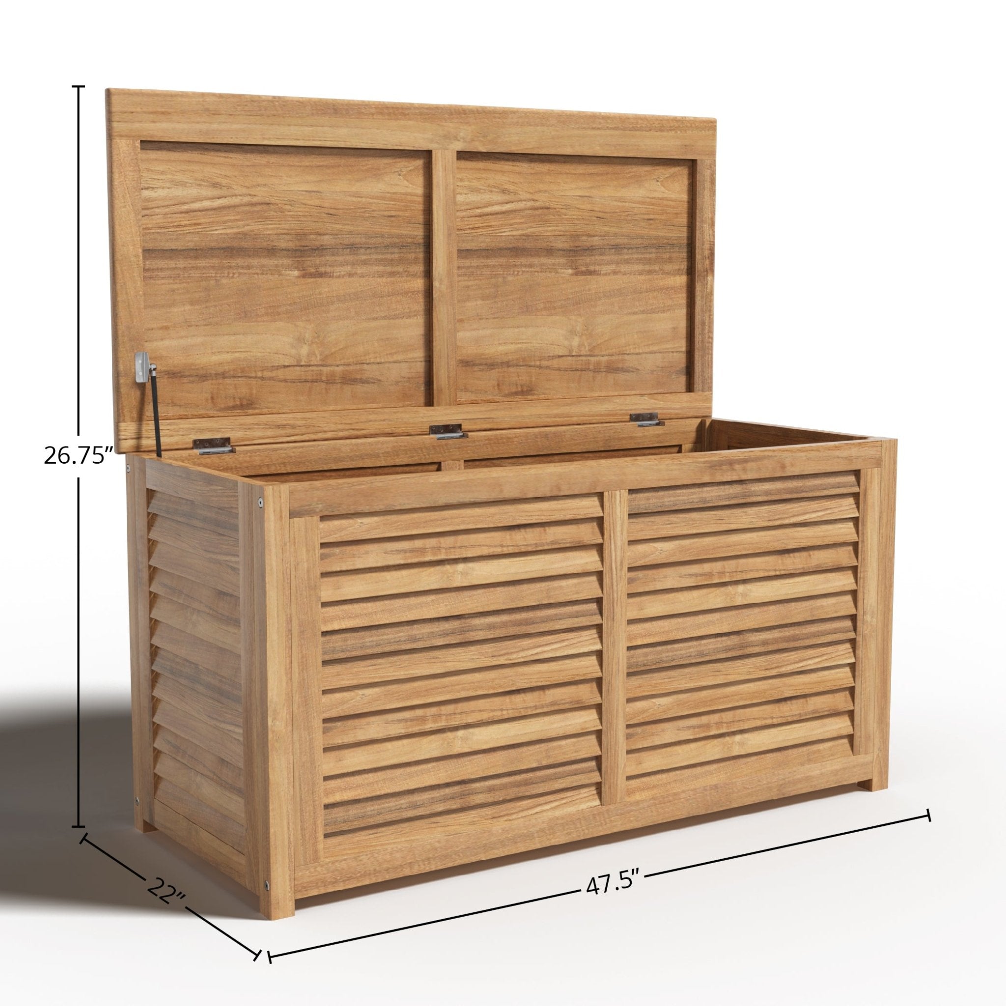 Santarosa Teak Cushion Box - Wisteria