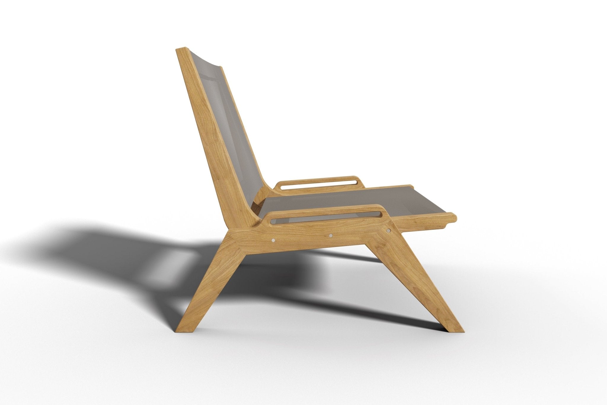 Seravelle Teak Sling Chair - Wisteria