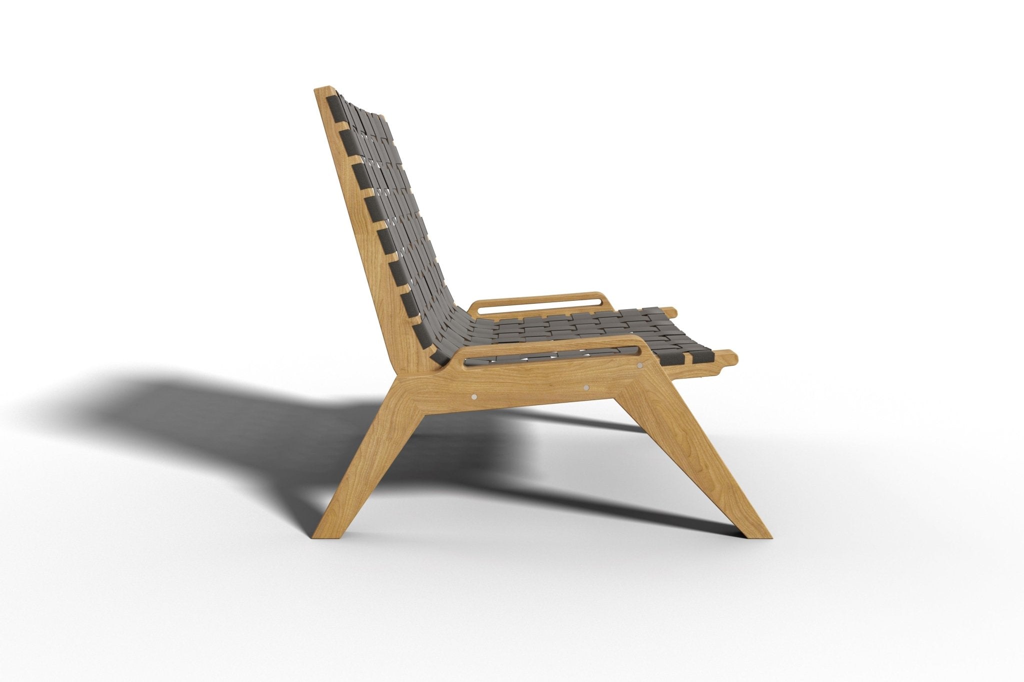 Orsino Teak Woven Chair - Wisteria