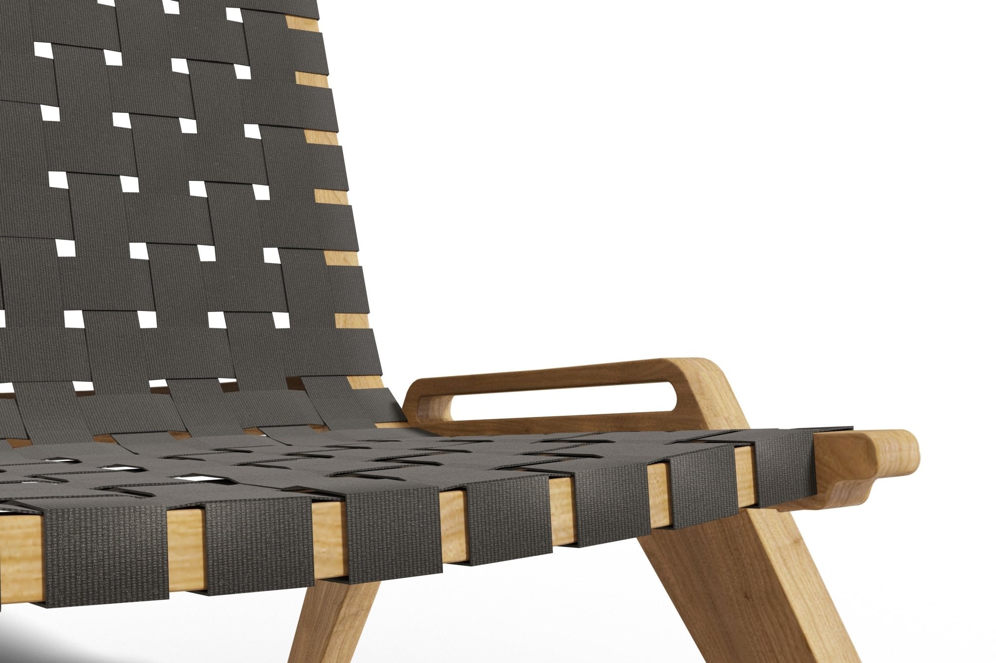 Orsino Teak Woven Chair - Wisteria