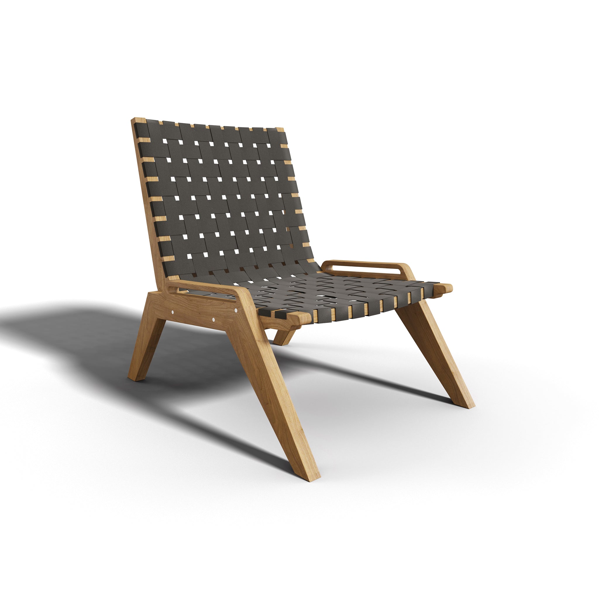 Orsino Teak Woven Chair - Wisteria