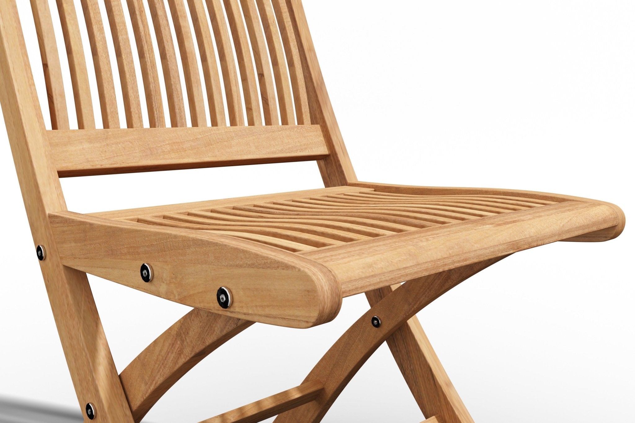 Lysandra Teak Folding Chair - Wisteria