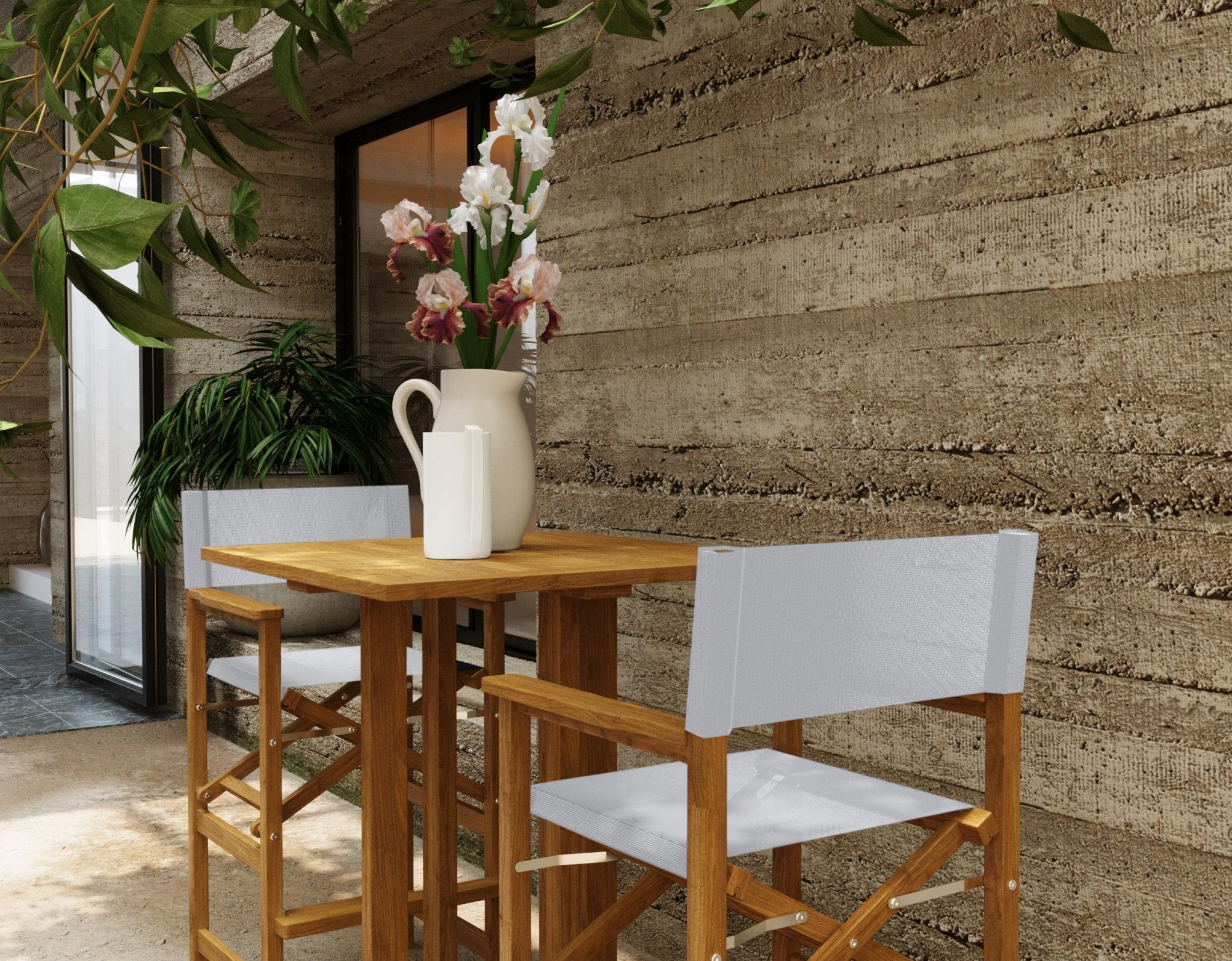 Tarsen Teak Bar Table - Wisteria