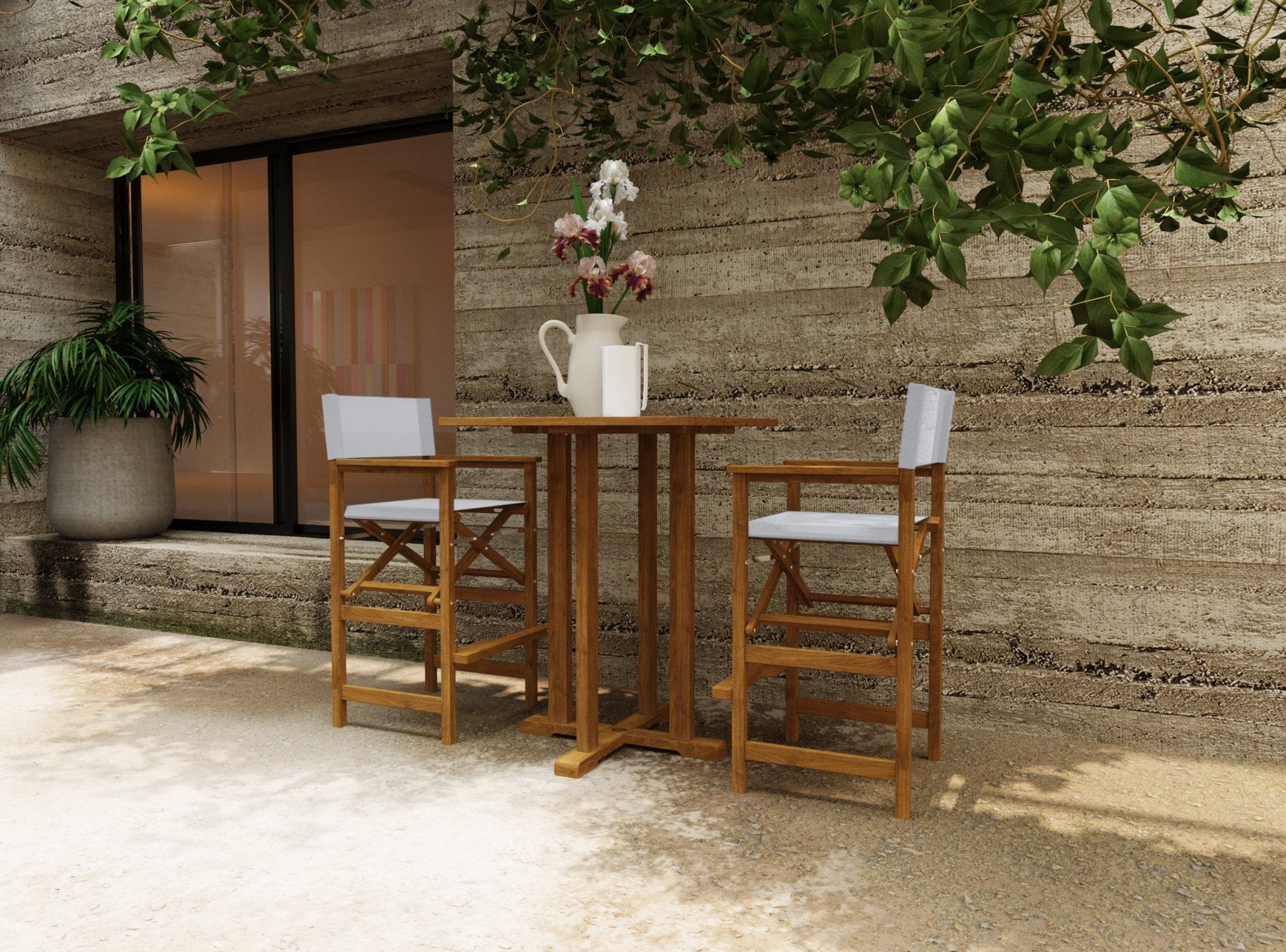Tarsen Teak Bar Table - Wisteria