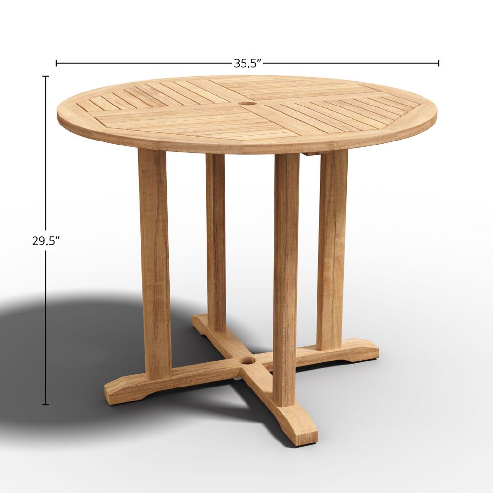 Alveron Teak Dining Table - Wisteria