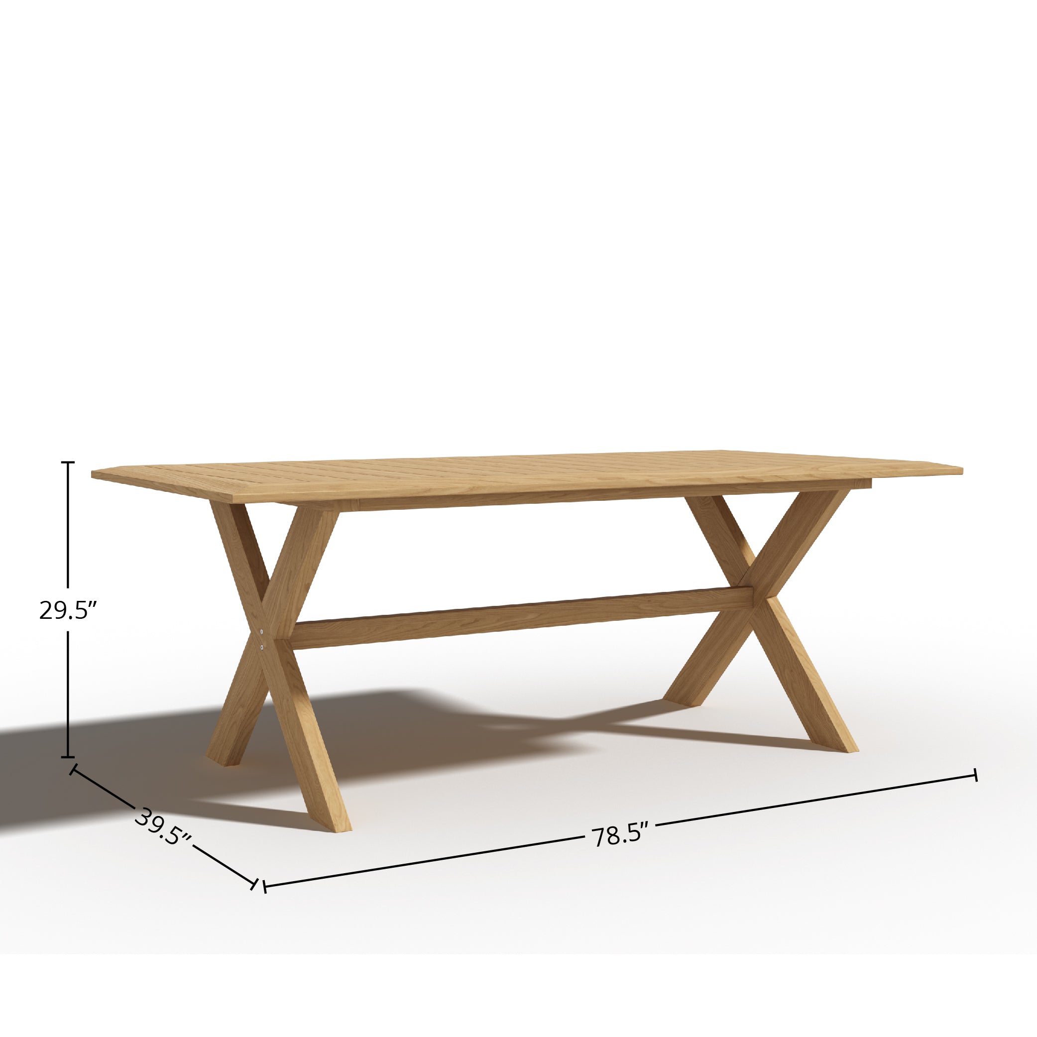 Veltrano Teak Dining Table - Wisteria