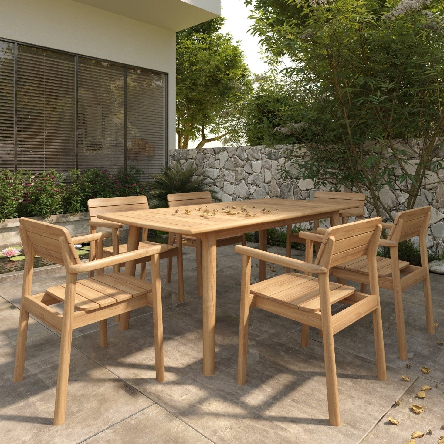 Ardenza Teak Dining Table - Wisteria