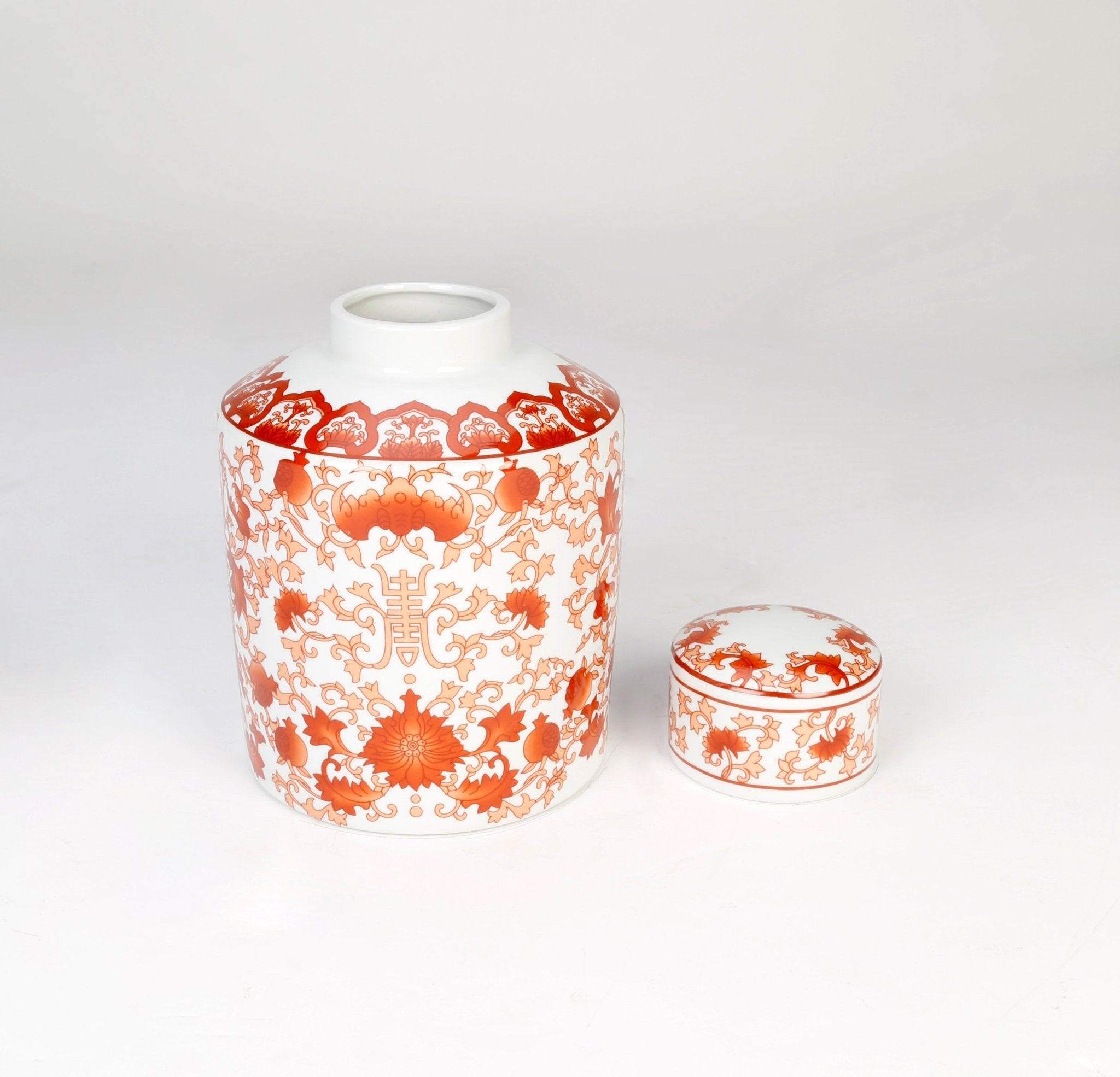 Shamakhi Porcelain Canister - Wisteria